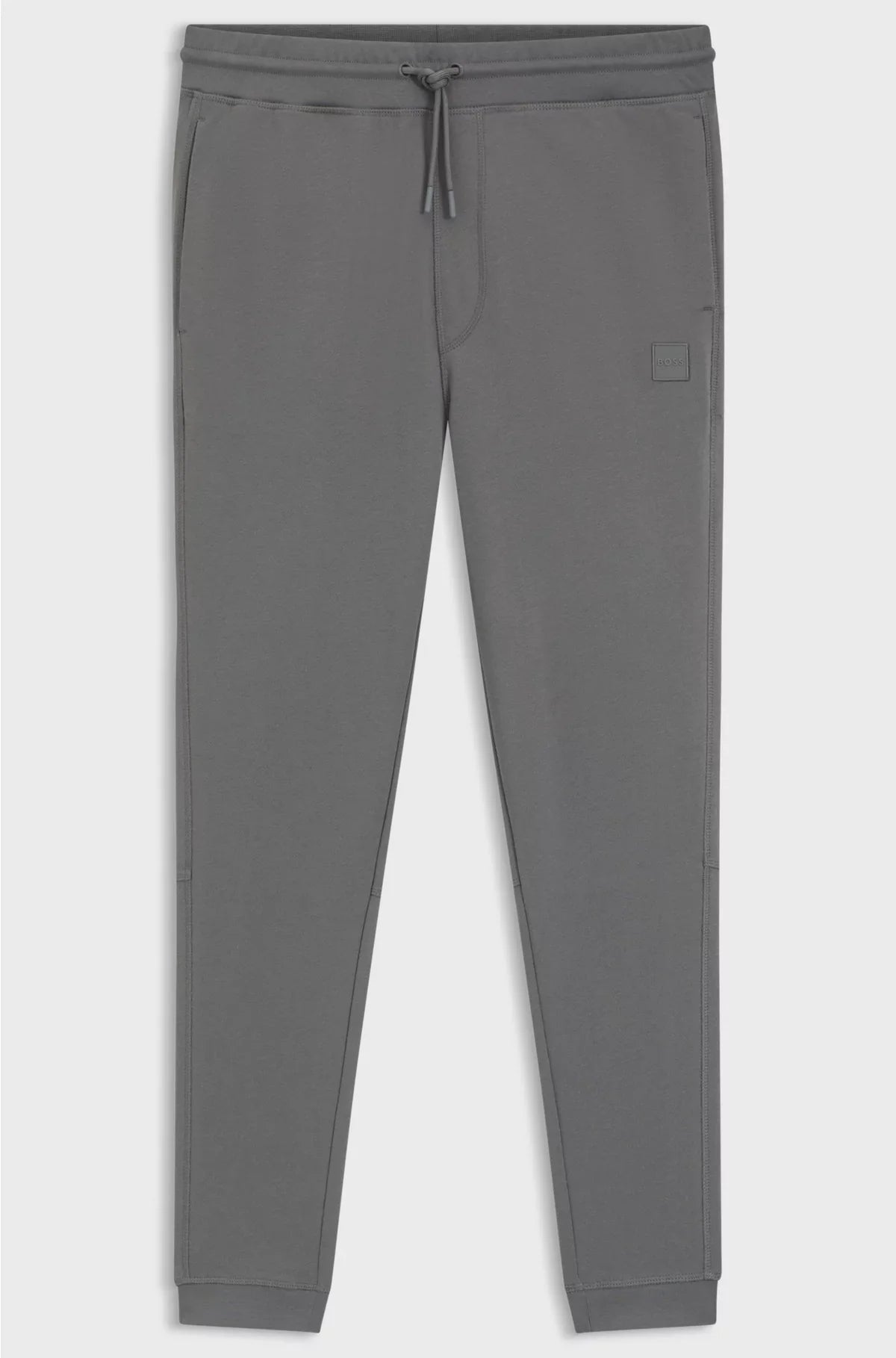 PANTALONI DELLA TUTA IN SPUGNA DI COTONE CON PATCH LOGO