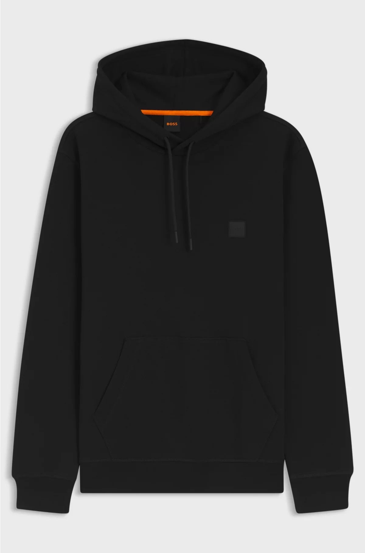 COTTON-TERRY HOODIE WITH LOGO PATCH