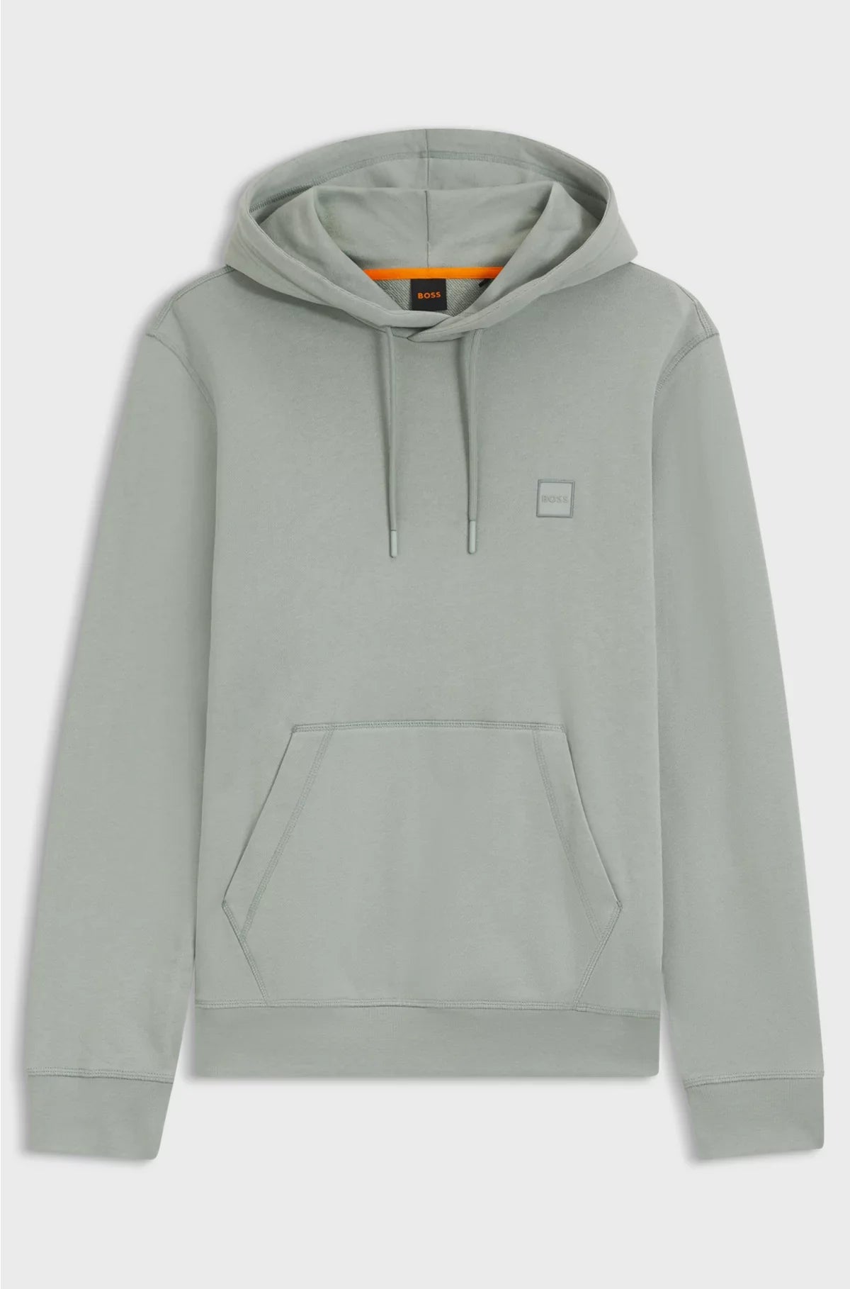 COTTON-TERRY HOODIE WITH LOGO PATCH