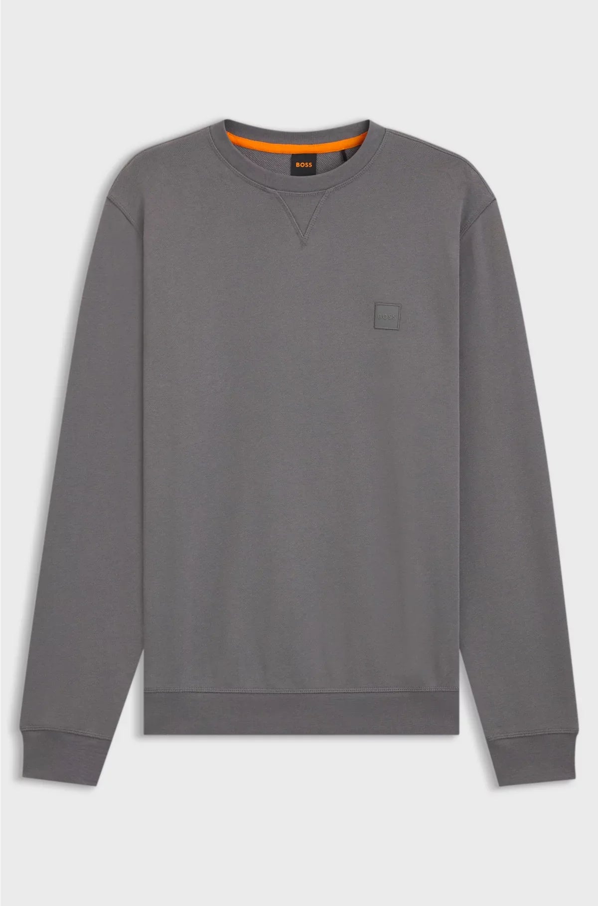 COTTON-TERRY SWEATSHIRT WITH LOGO PATCH