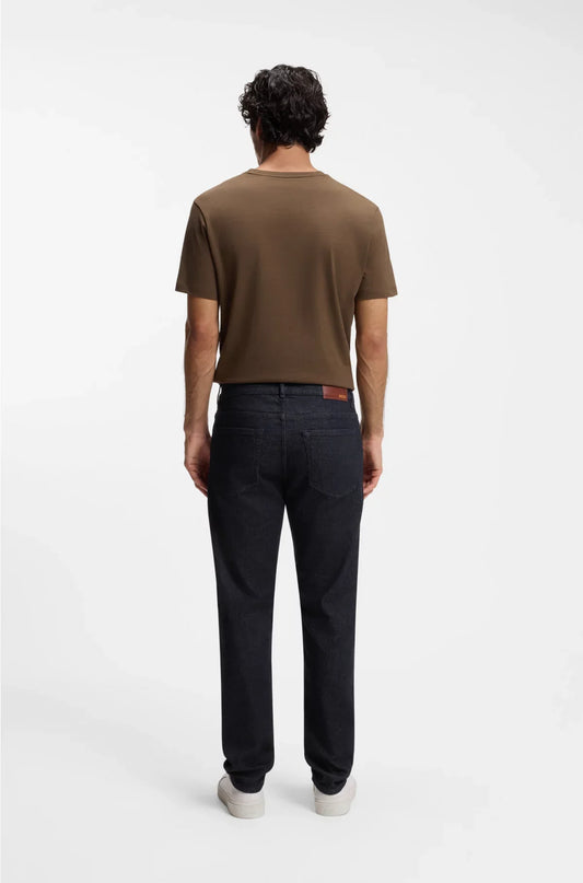 MAINE REGULAR-FIT JEANS IN DARK-BLUE STRETCH DENIM