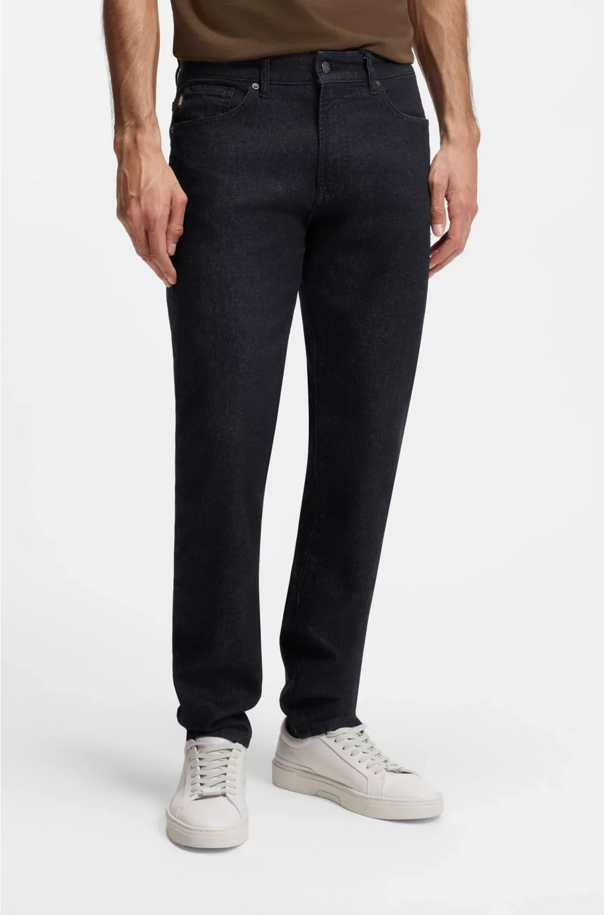 MAINE REGULAR-FIT JEANS IN DARK-BLUE STRETCH DENIM