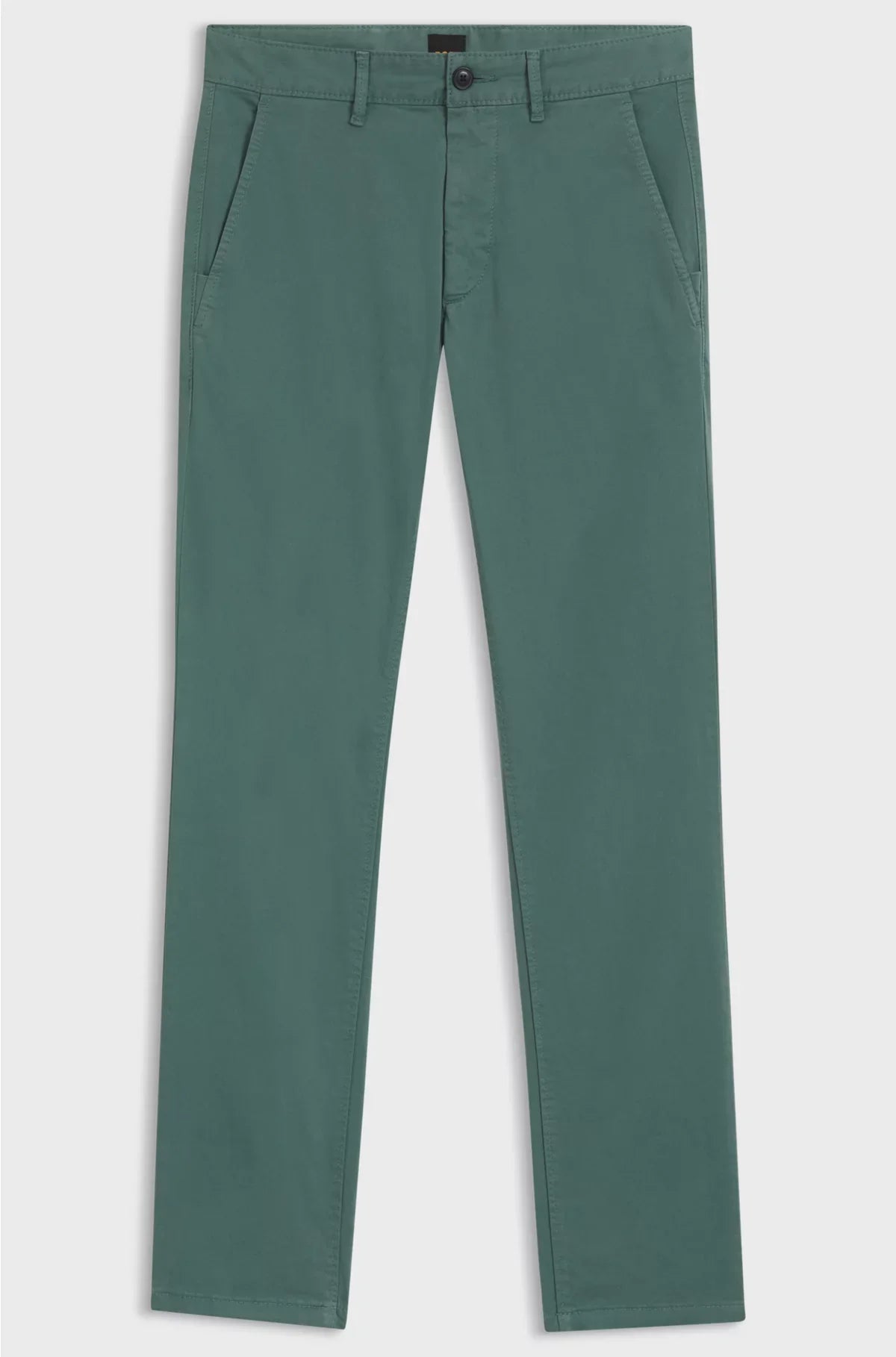 SLIM-FIT TROUSERS IN STRETCH-COTTON SATIN