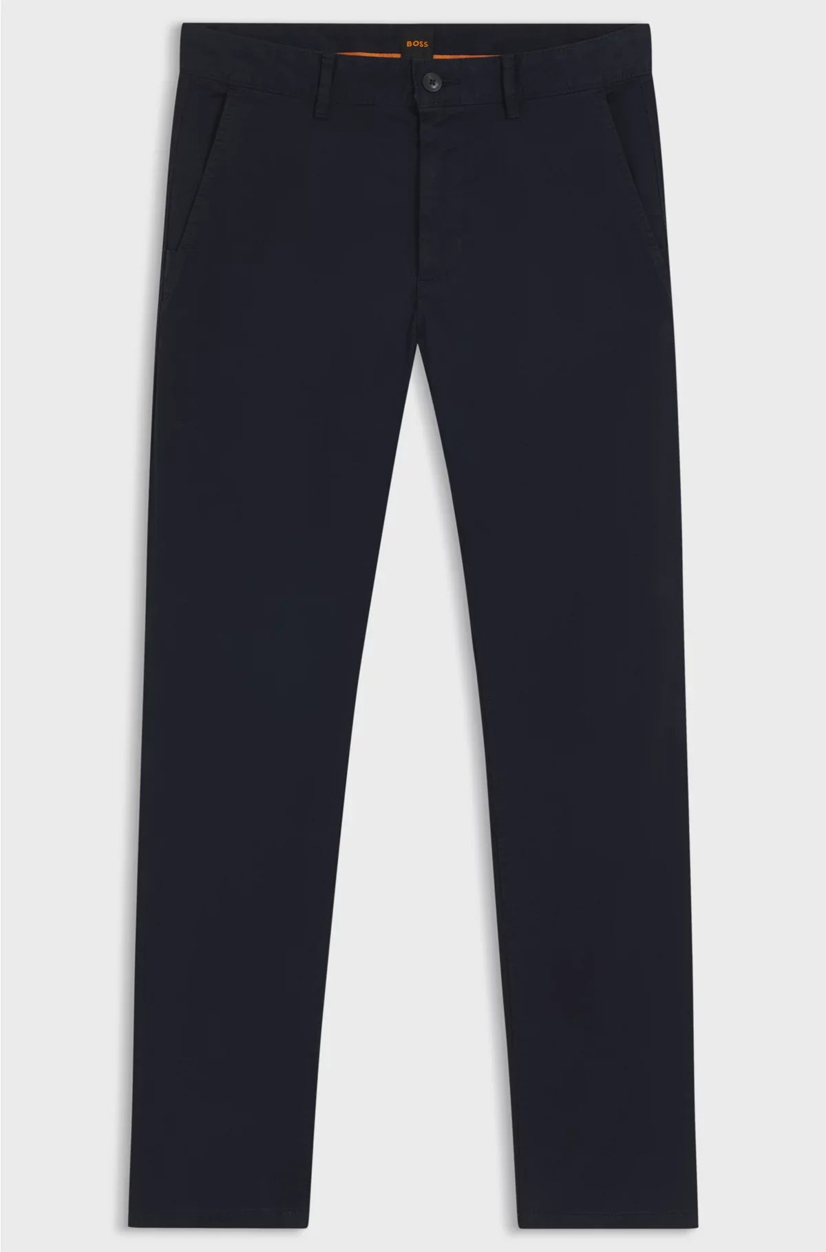 SLIM-FIT TROUSERS IN STRETCH-COTTON SATIN