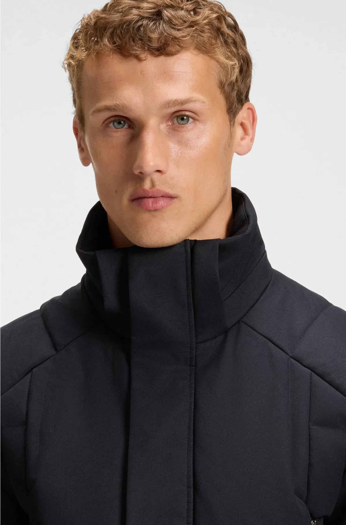 WATER-REPELLENT HOODED PARKA WITH DOWN FILLING