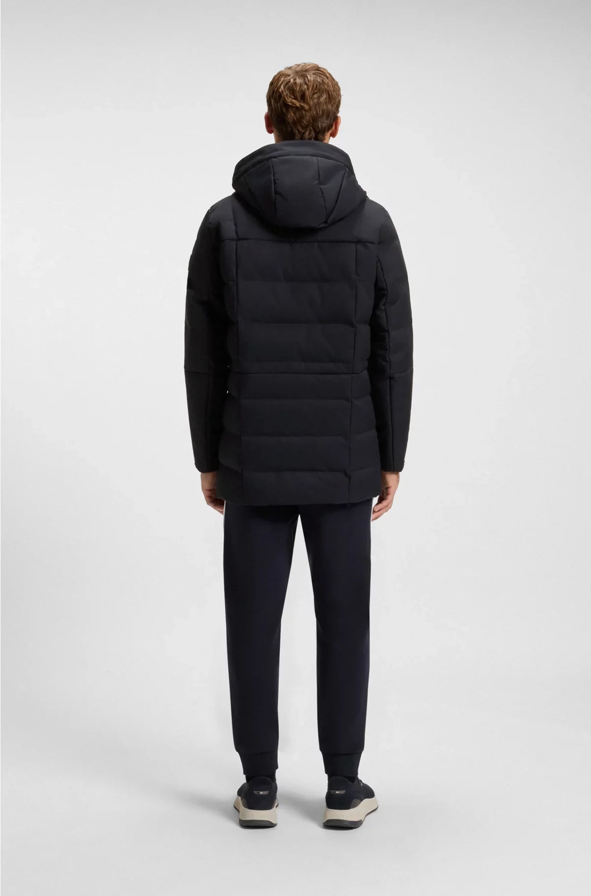 WATER-REPELLENT HOODED PARKA WITH DOWN FILLING