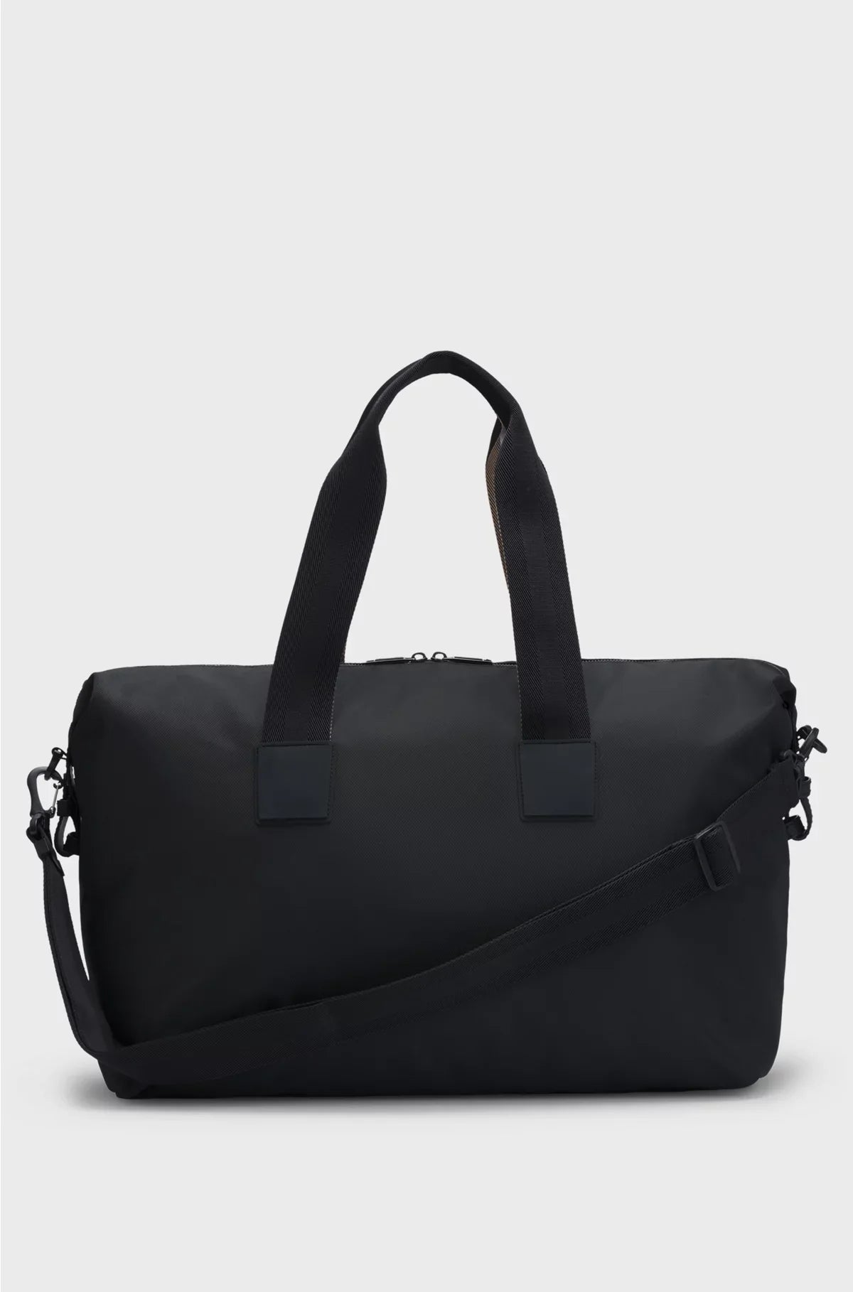 CONTRAST-LOGO HOLDALL WITH DETACHABLE STRAP