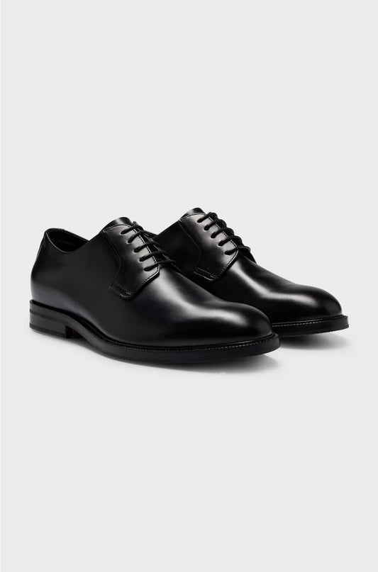 DRESSLETIC LEATHER DERBY SHOES