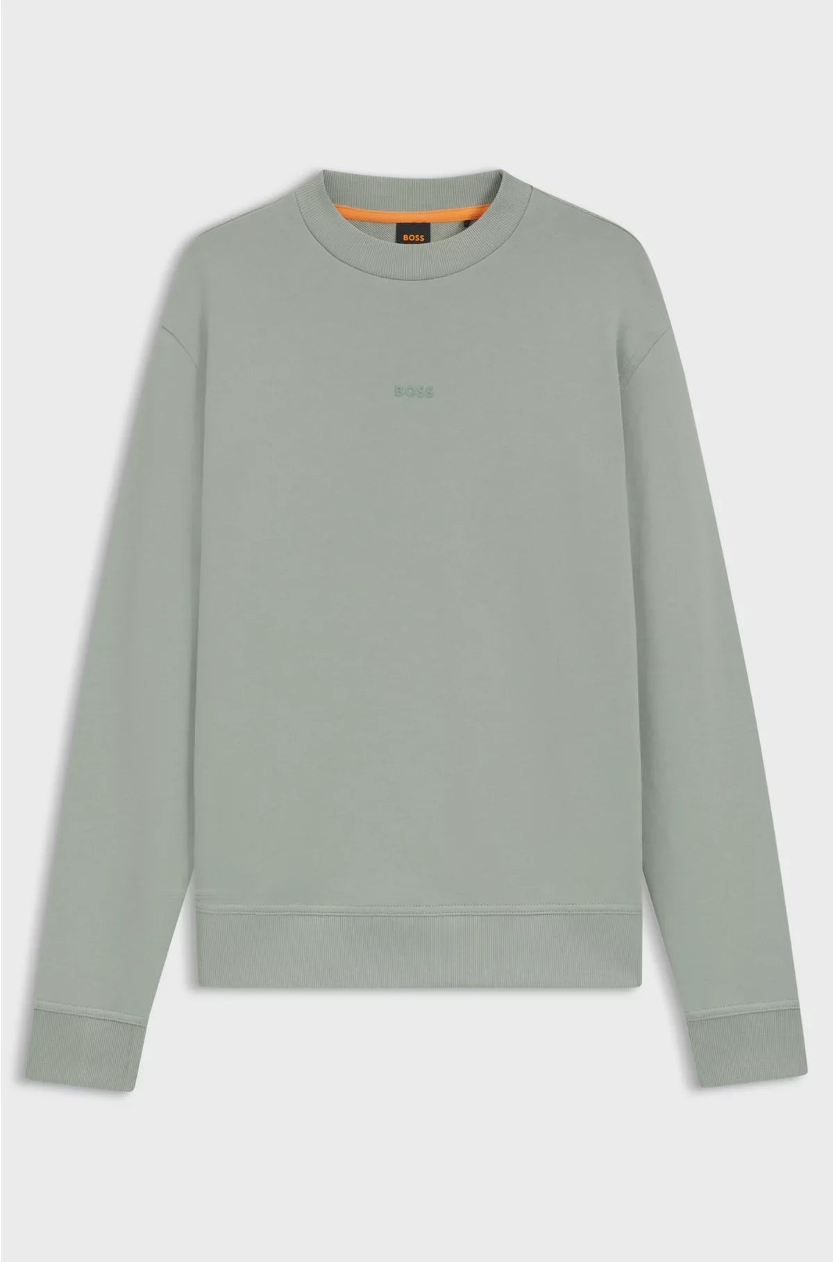 RELAXED-FIT SWEATSHIRT IN COTTON TERRY WITH CONTRAST LOGO
