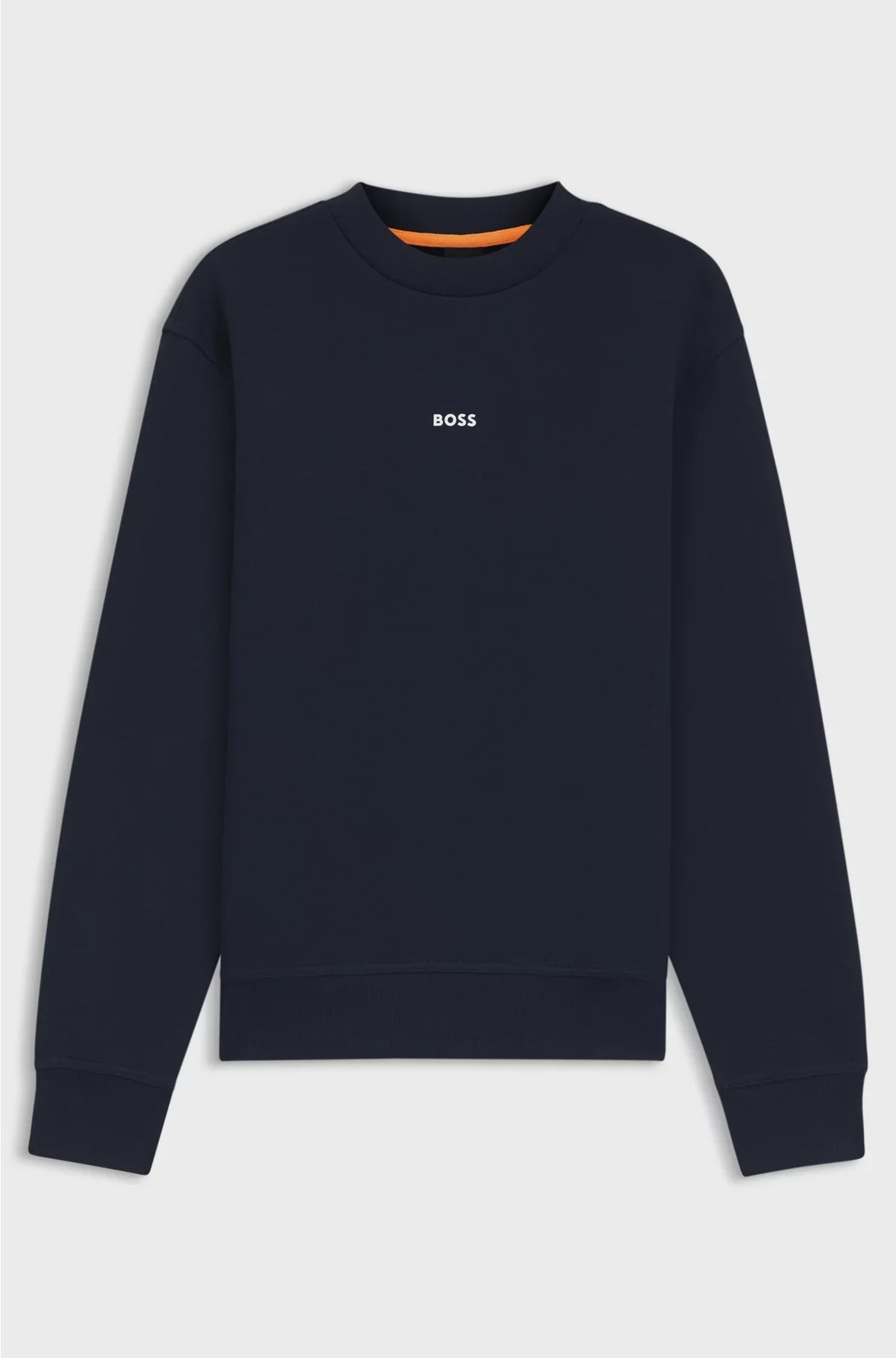RELAXED-FIT SWEATSHIRT IN COTTON TERRY WITH CONTRAST LOGO
