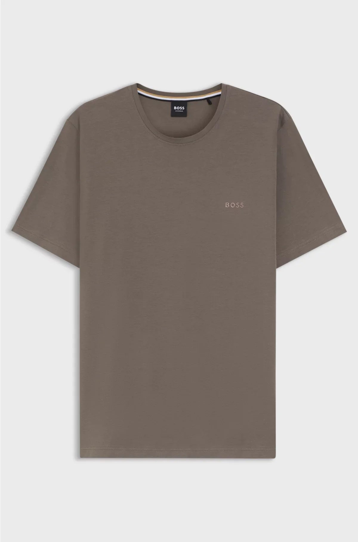 EMBROIDERED-LOGO T-SHIRT IN STRETCH COTTON