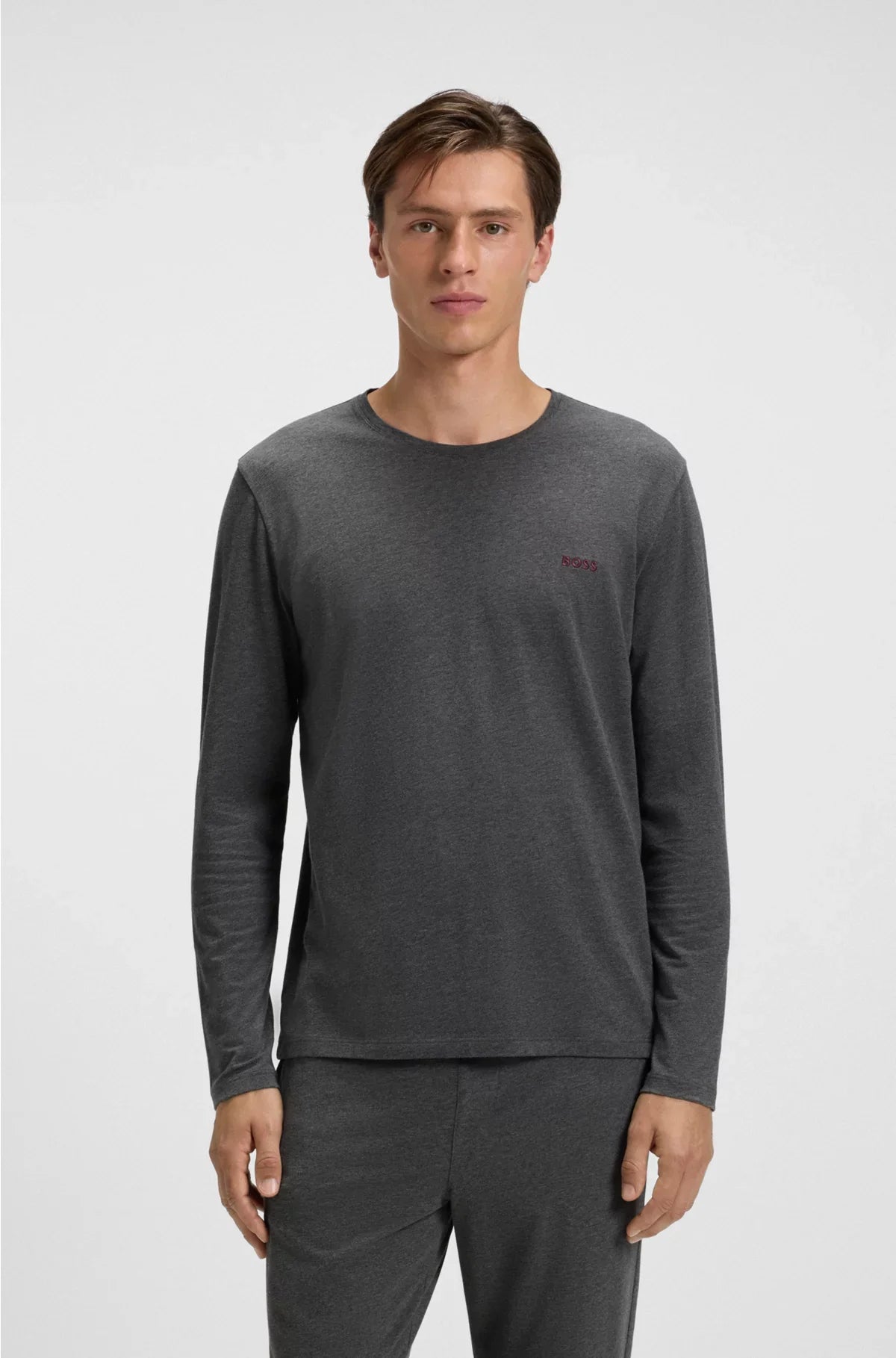 T-SHIRT IN COTONE STRETCH CON LOGO RICAMATO