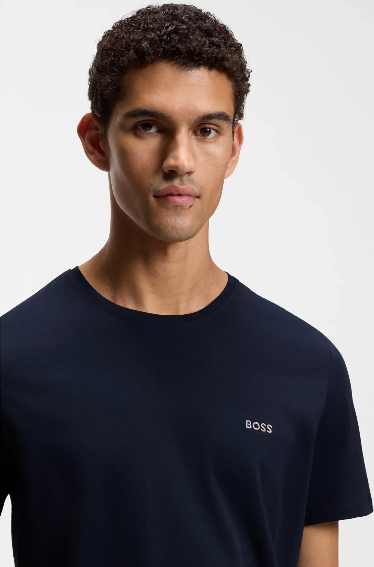 T-SHIRT IN COTONE STRETCH CON LOGO RICAMATO