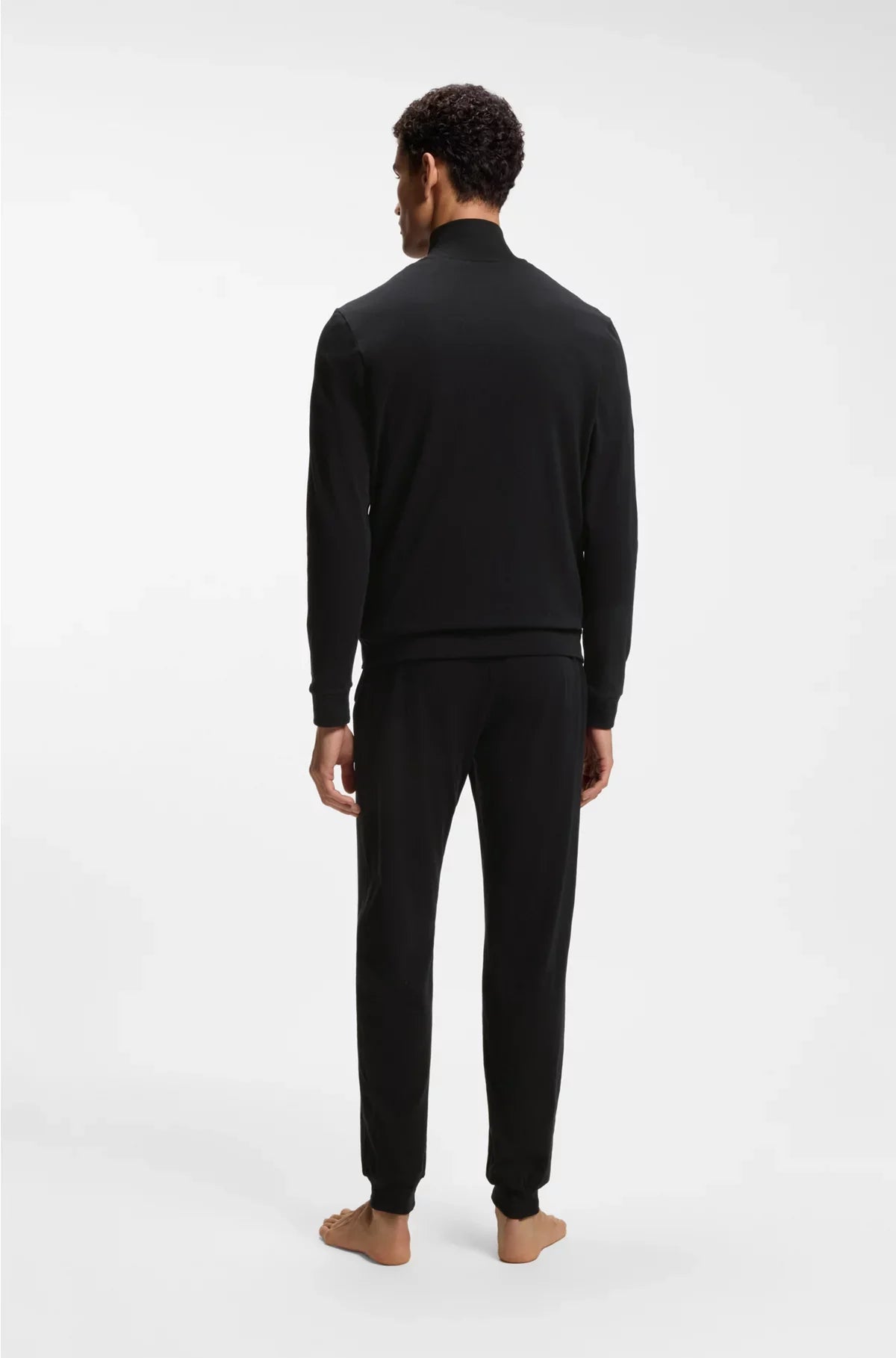 STRETCH-COTTON REGULAR-FIT TRACKSUIT SET WITH SIGNATURE DETAILS