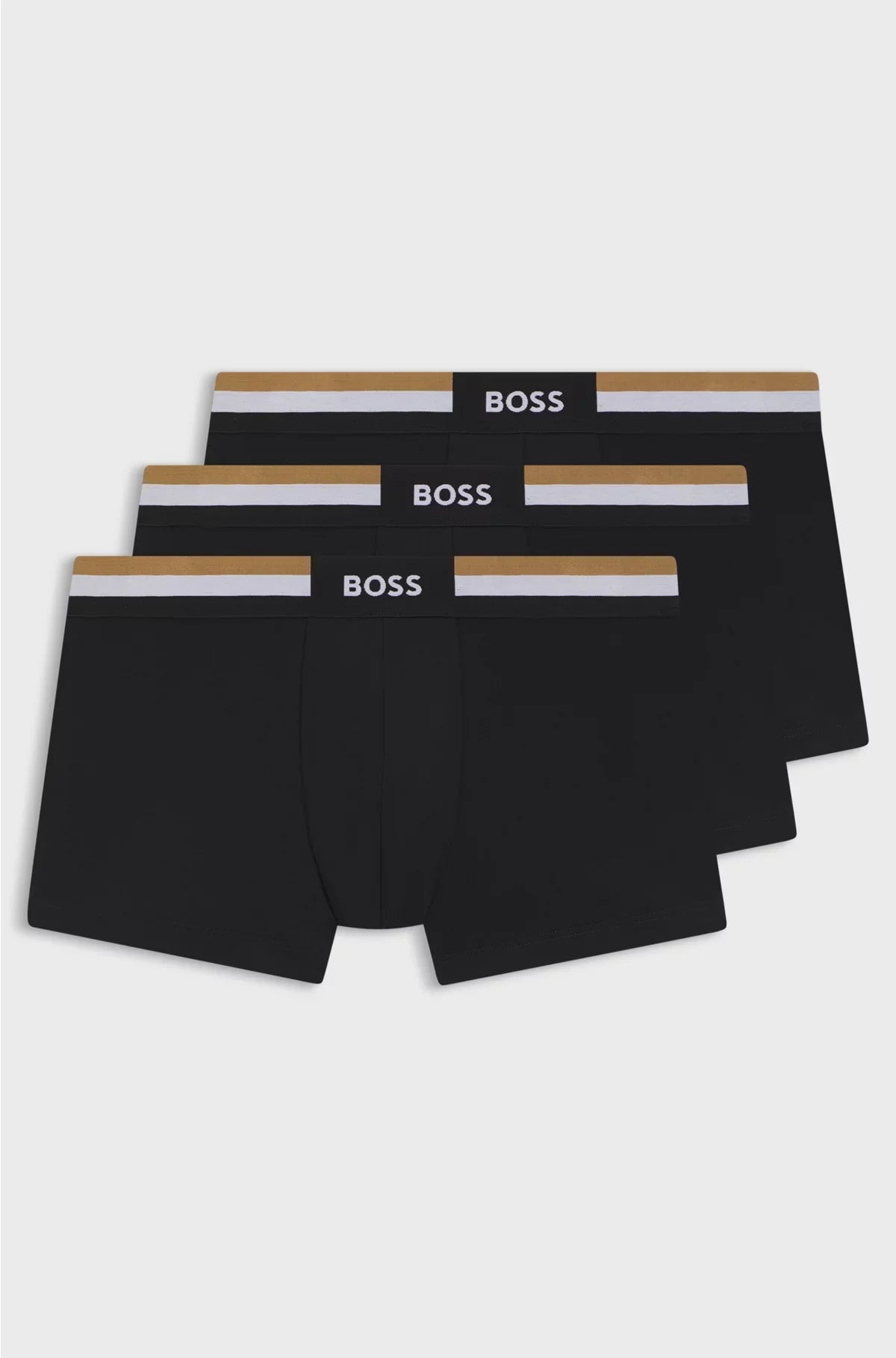 THREE-PACK OF MOISTURE-WICKING COTTON-BLEND TRUNKS
