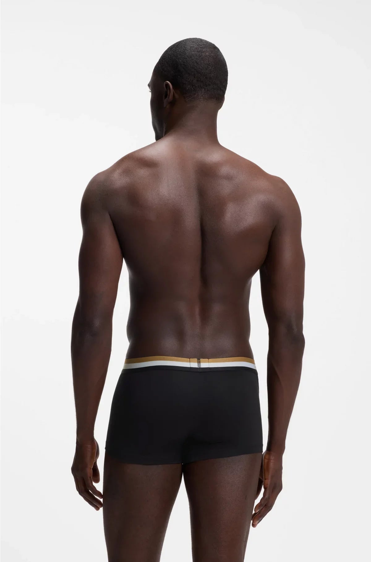 THREE-PACK OF MOISTURE-WICKING COTTON-BLEND TRUNKS