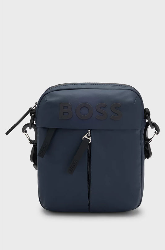BORSA REPORTER IN SIMILPELLE CON LOGO TONO SU TONO