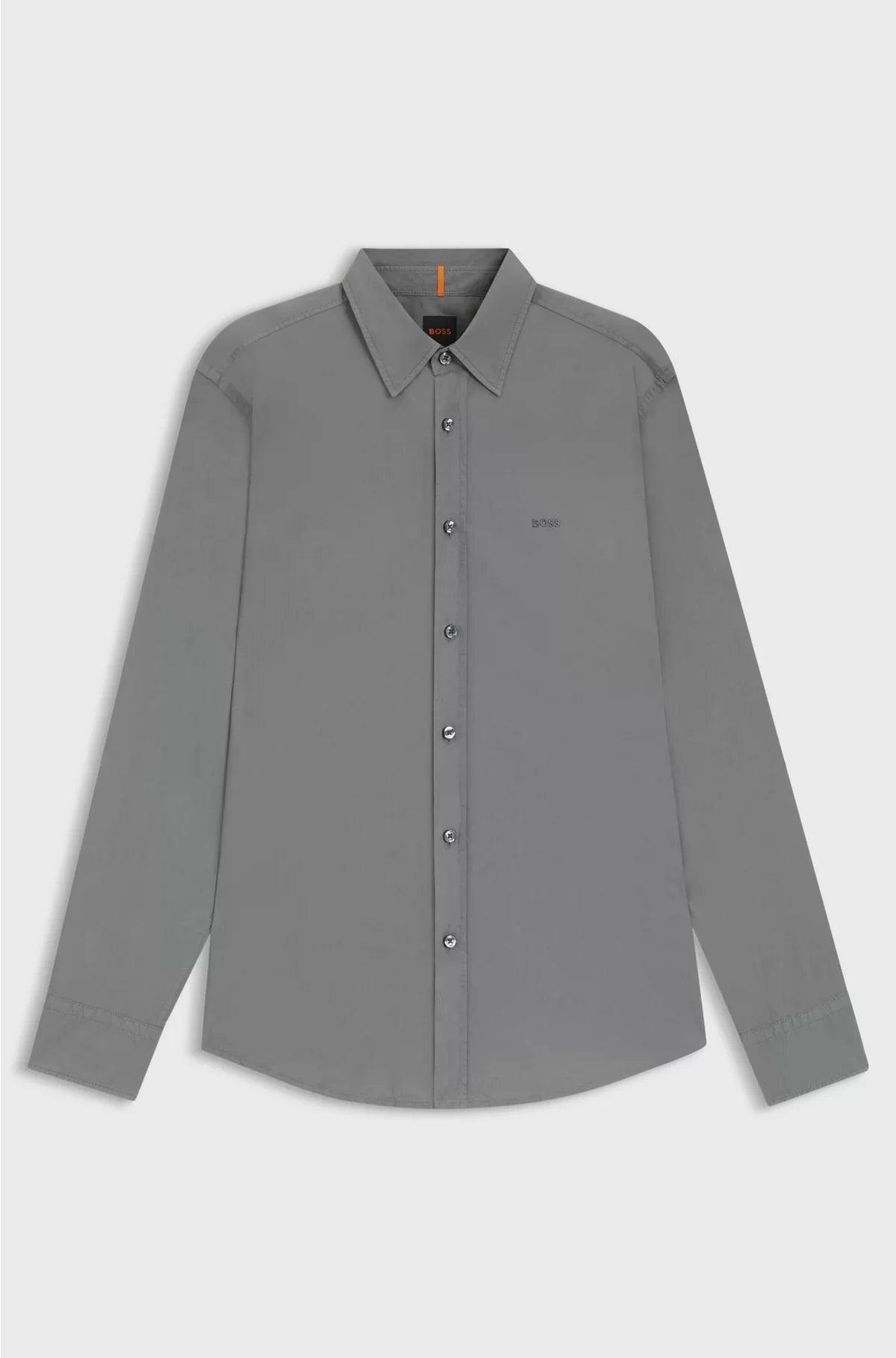 REGULAR-FIT SHIRT IN COTTON POPLIN