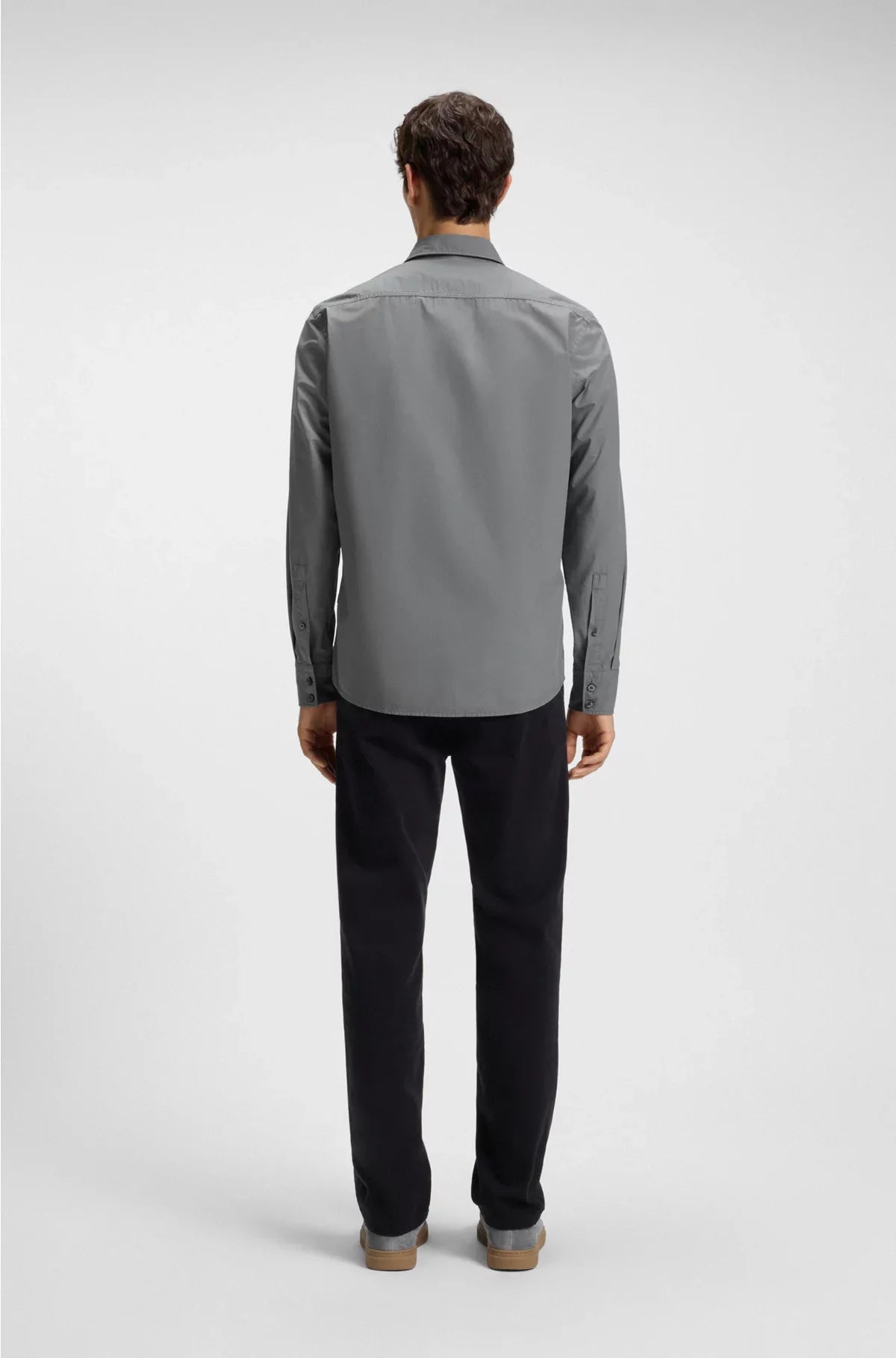 REGULAR-FIT SHIRT IN COTTON POPLIN