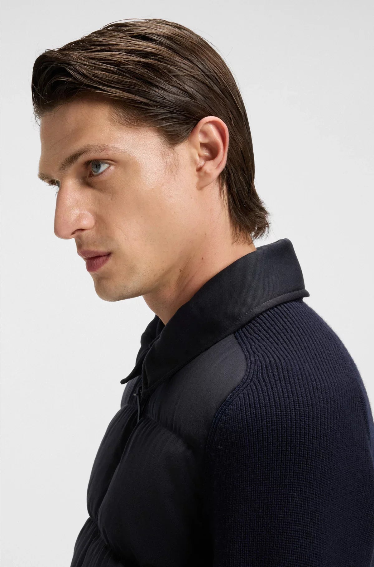 HYBRID JACKET WITH GOOSE DOWN AND FEATHER FILLING