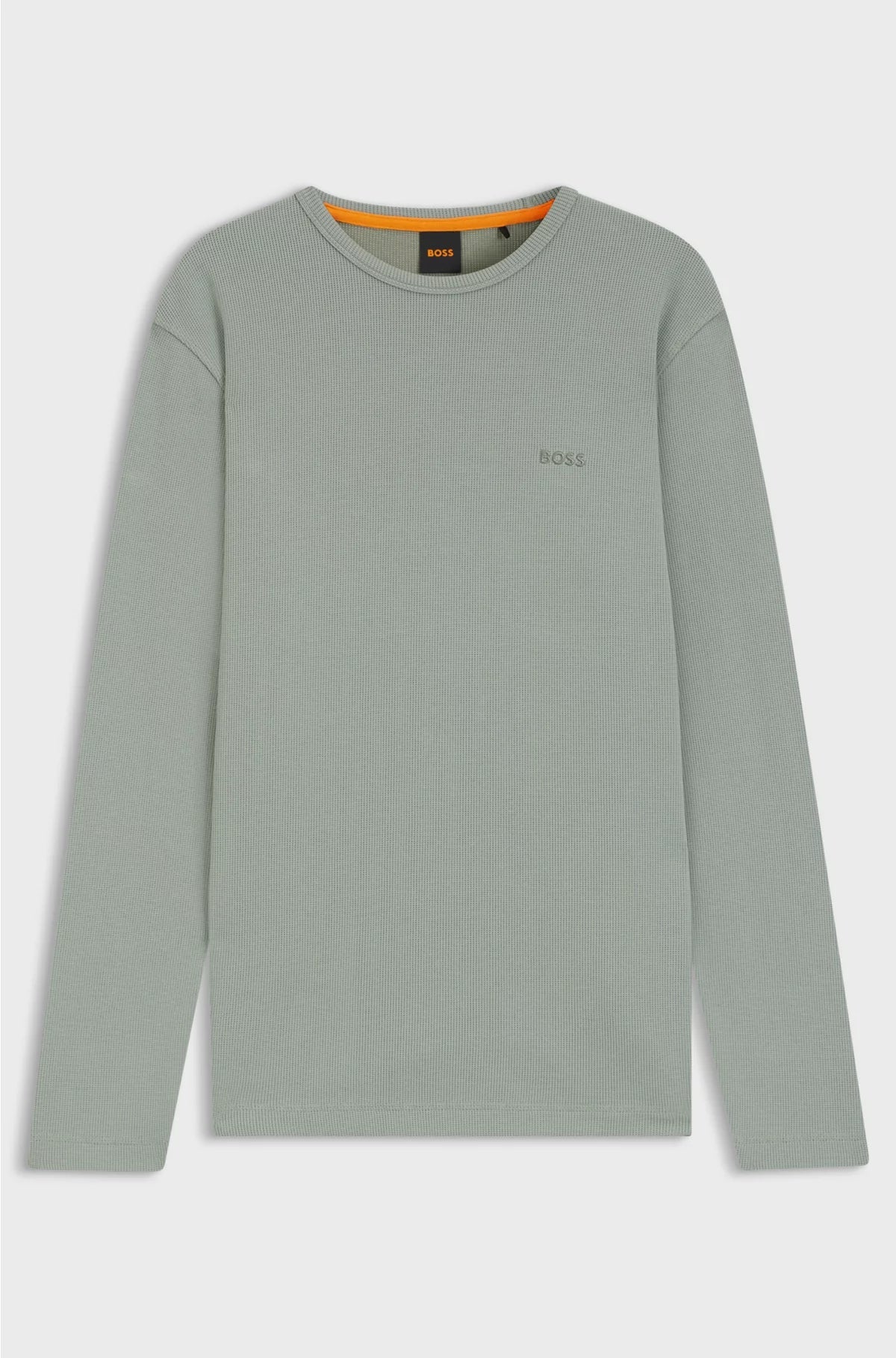 COTTON-BLEND T-SHIRT WITH WAFFLE STRUCTURE