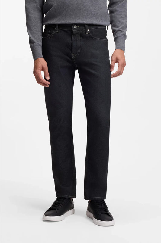 DELAWARE SLIM-FIT JEANS IN DARK-BLUE STRETCH DENIM
