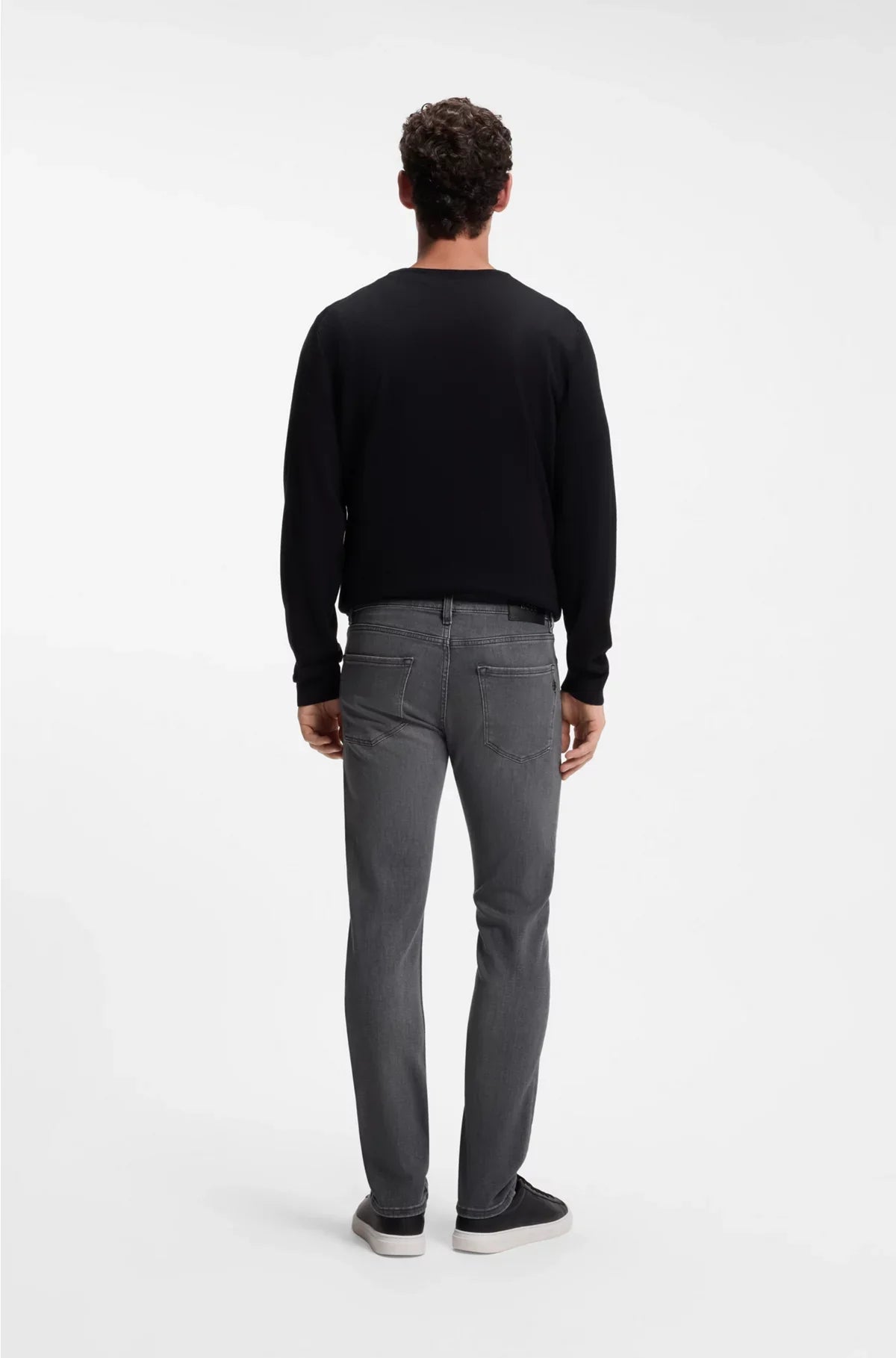 DELAWARE SLIM-FIT JEANS IN SUPER-SOFT GREY DENIM