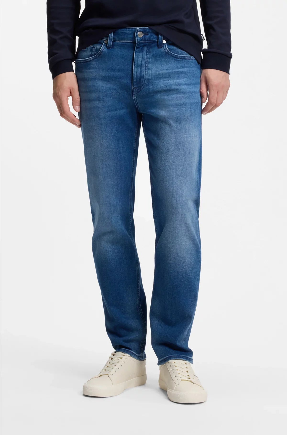 MAINE REGULAR-FIT JEANS IN BLUE SOFT-TOUCH DENIM