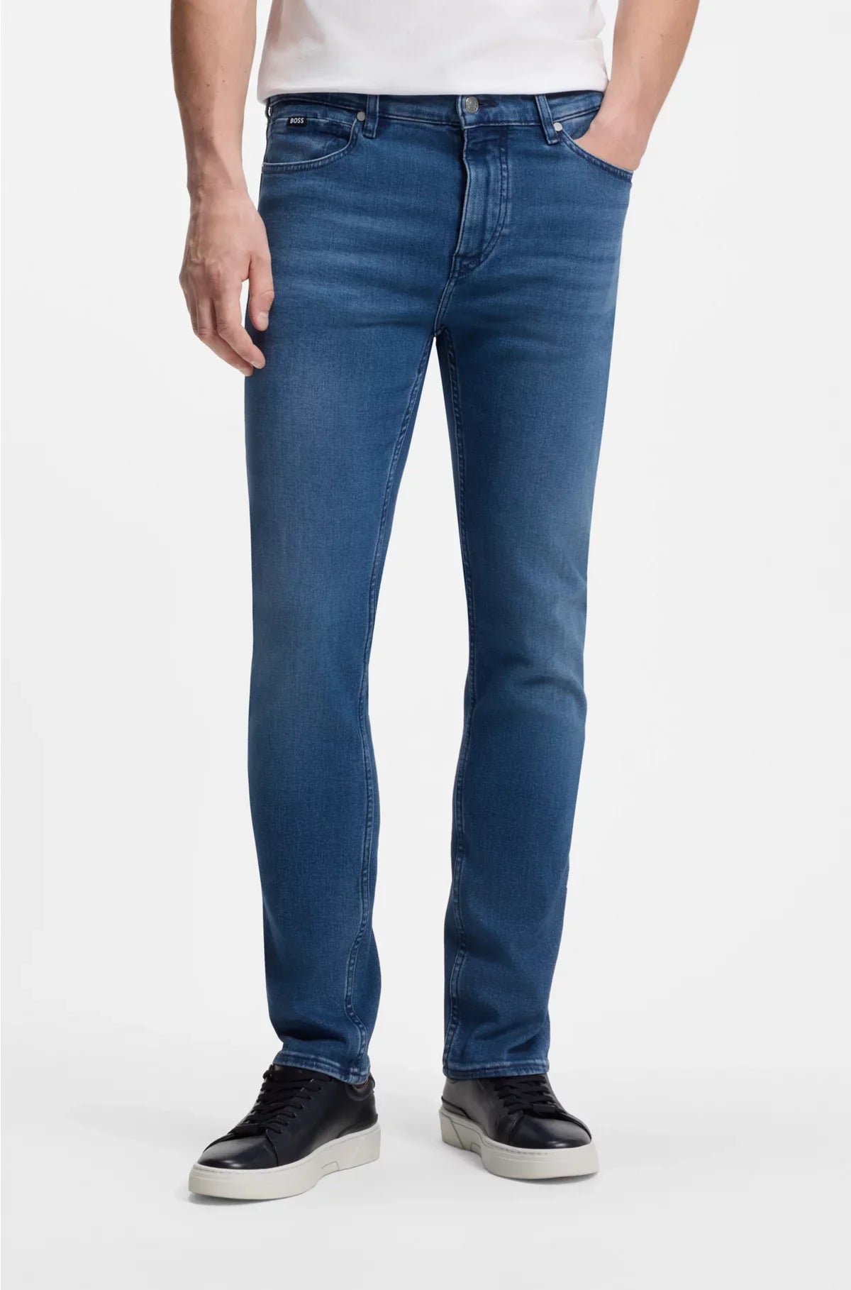 DELAWARE SLIM-FIT JEANS IN SUPER-SOFT BLUE DENIM
