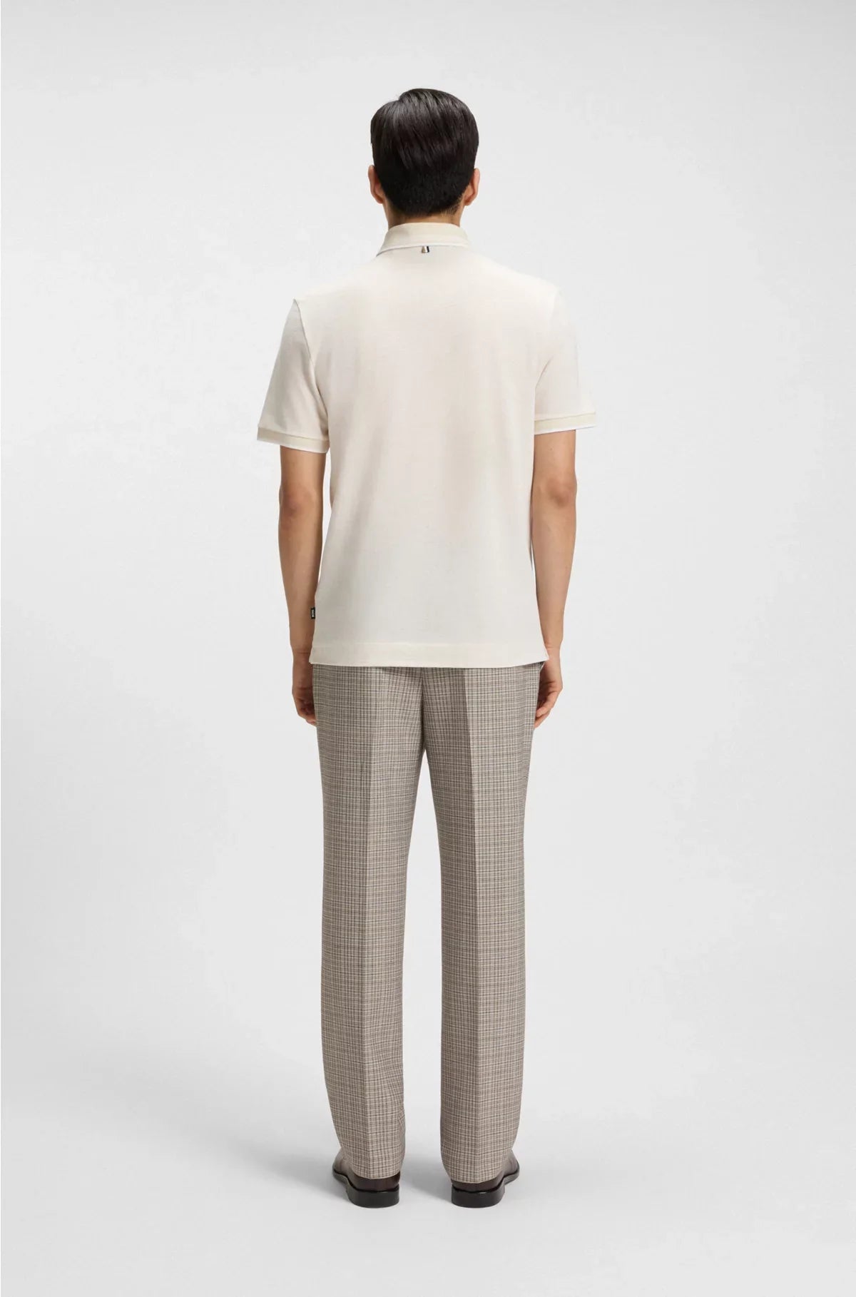 OXFORD-COTTON-PIQUE POLO SHIRT WITH LOGO DETAIL