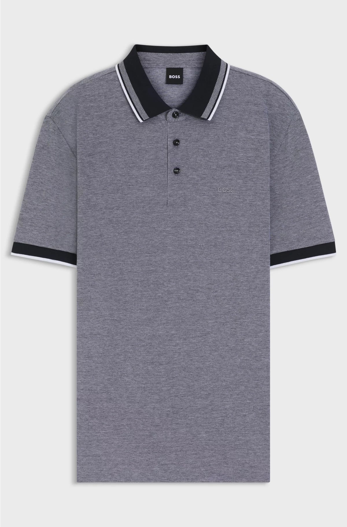 OXFORD-COTTON-PIQUE POLO SHIRT WITH LOGO DETAIL