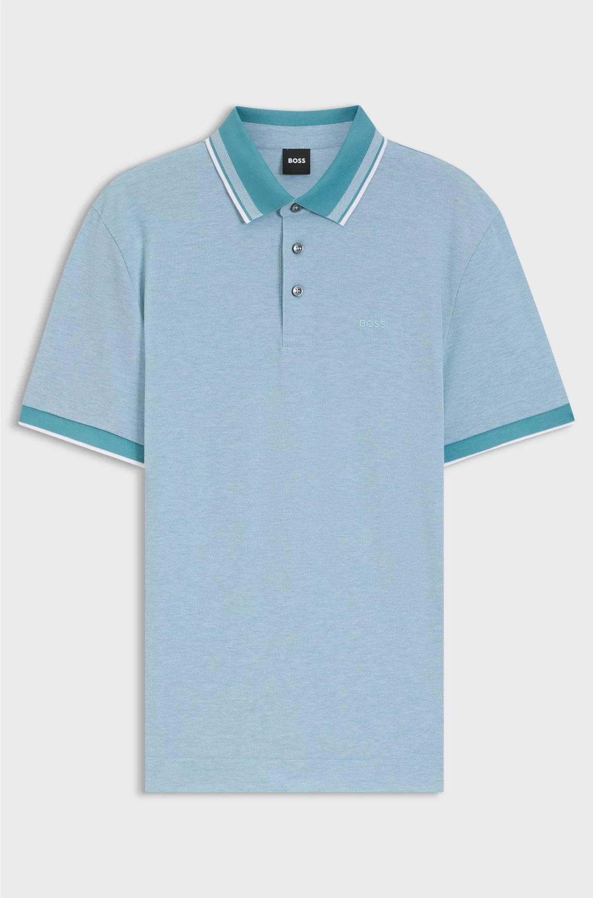 OXFORD-COTTON-PIQUE POLO SHIRT WITH LOGO DETAIL
