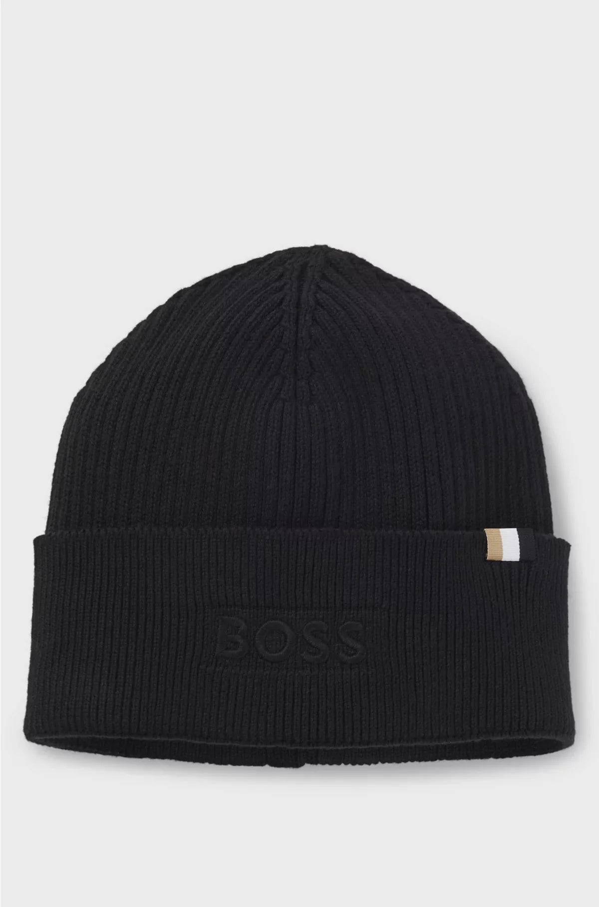 LOGO-EMBROIDERED BEANIE HAT IN WOOL AND COTTON