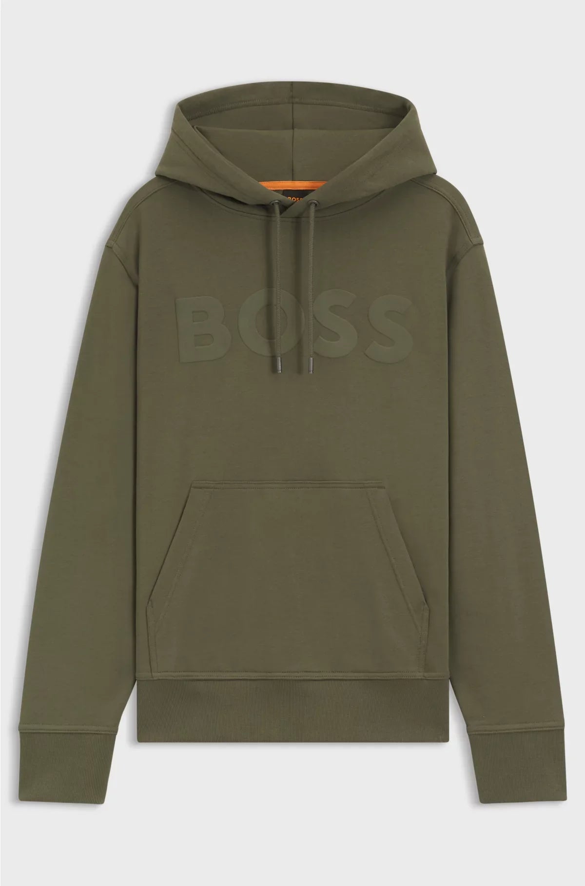 RELAXED-FIT HOODIE IN COTTON TERRY WITH LARGE LOGO