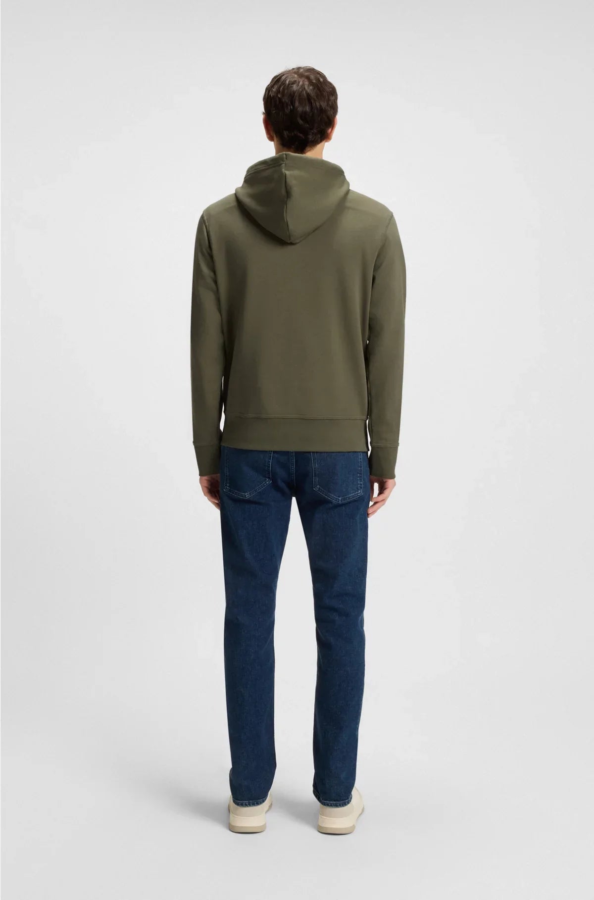 RELAXED-FIT HOODIE IN COTTON TERRY WITH LARGE LOGO