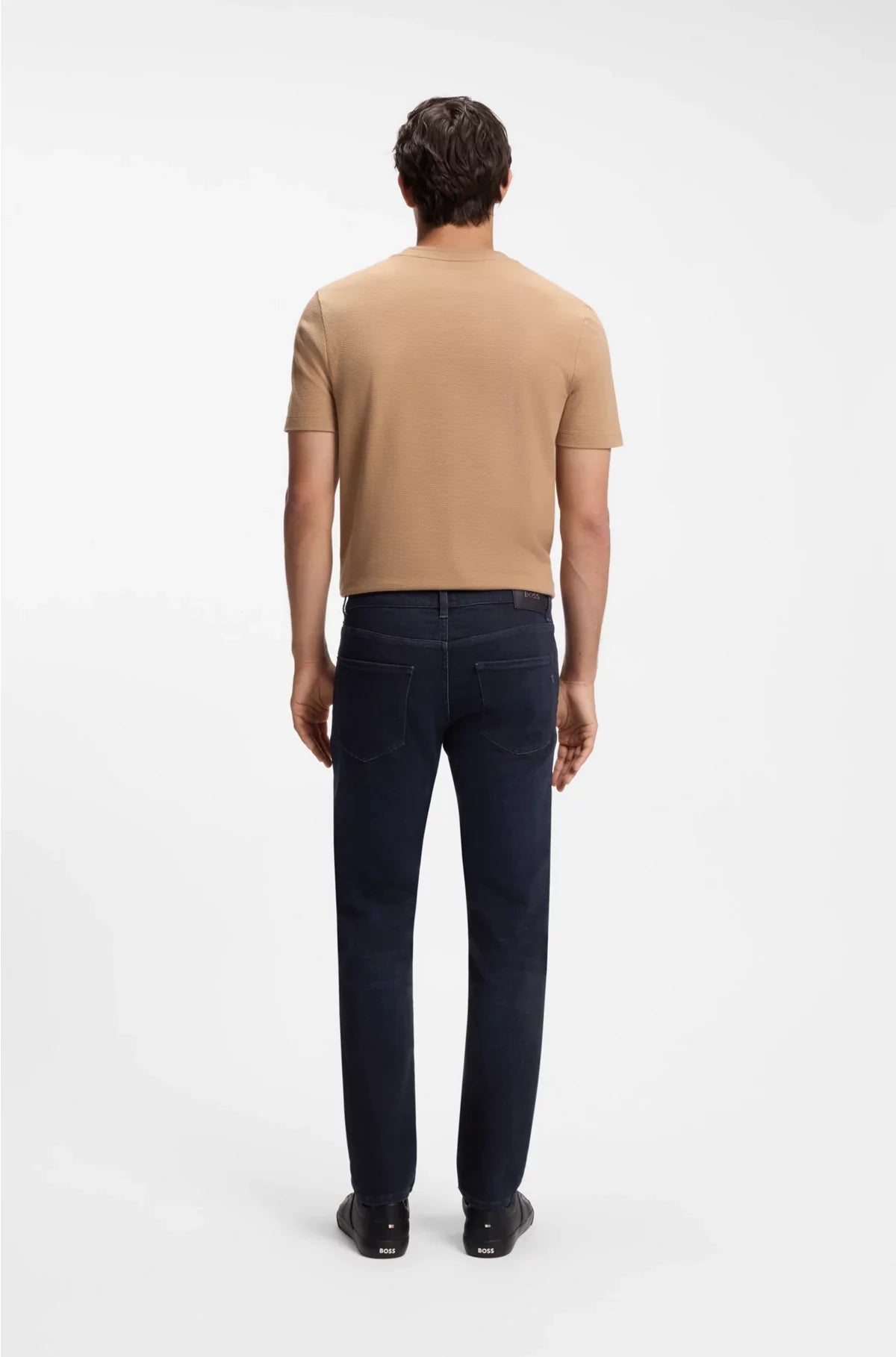 DELAWARE SLIM-FIT JEANS IN DARK-BLUE SOFT DENIM