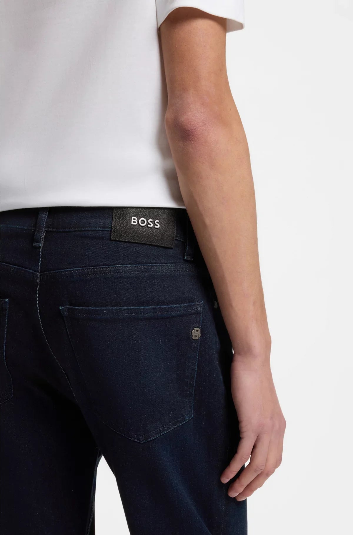 MAINE REGULAR-FIT JEANS IN DARK-BLUE DENIM