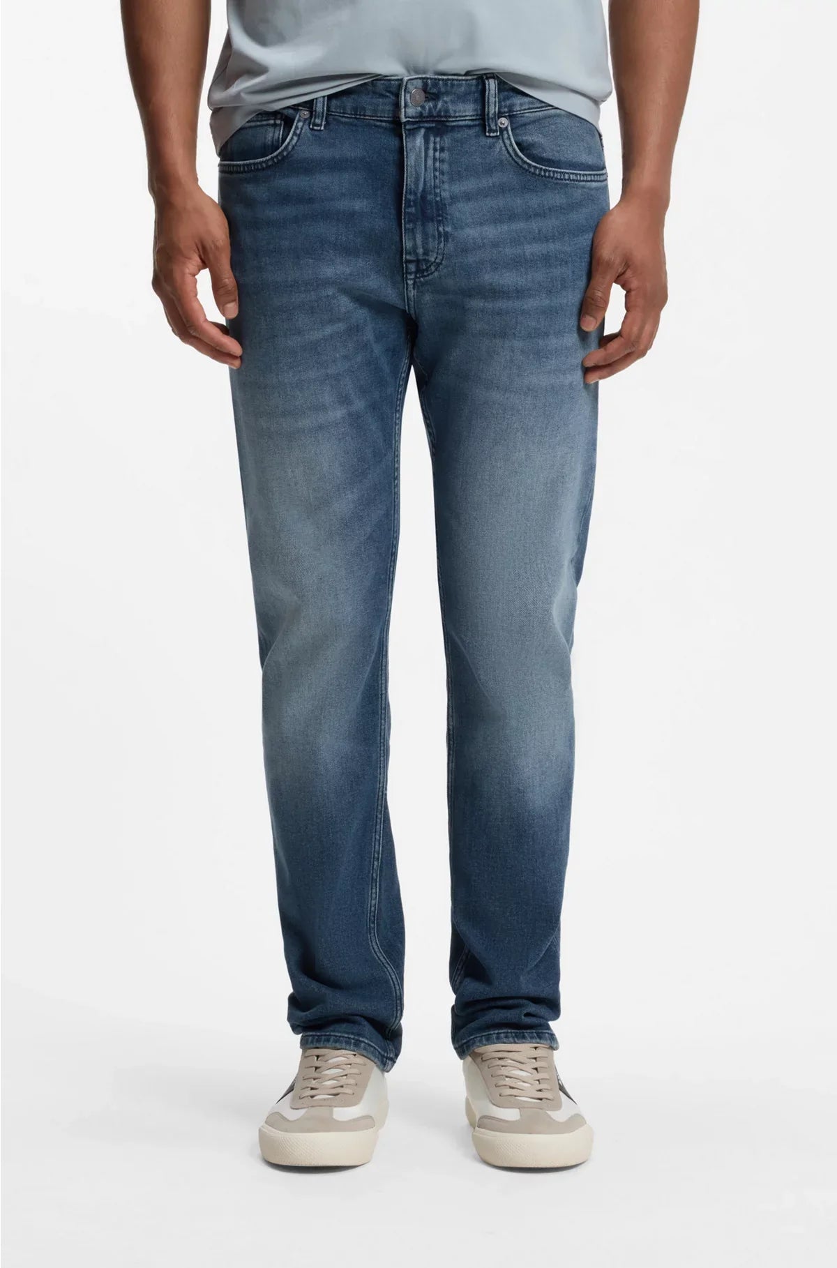 DELAWARE SLIM-FIT JEANS IN BLUE COMFORT-STRETCH DENIM