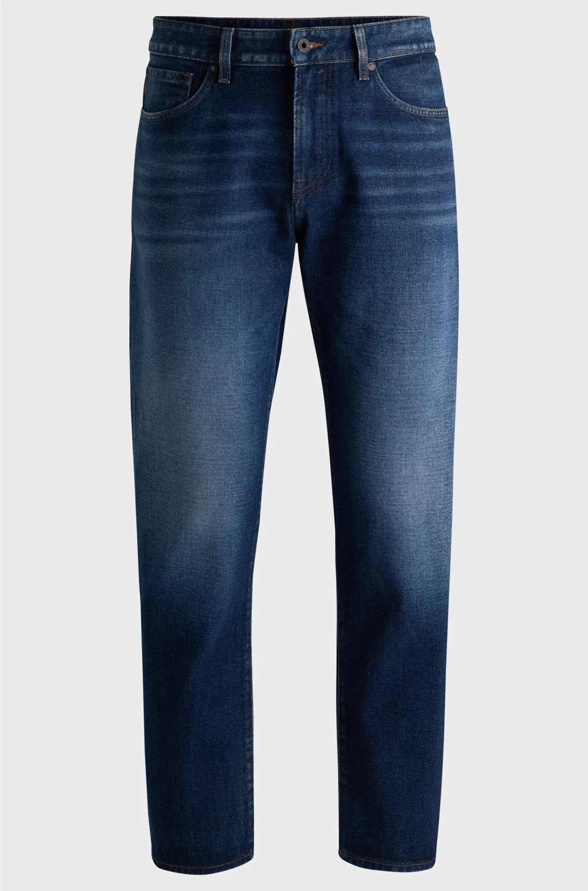 MAINE REGULAR-FIT JEANS IN DARK-BLUE SOFT-TOUCH DENIM