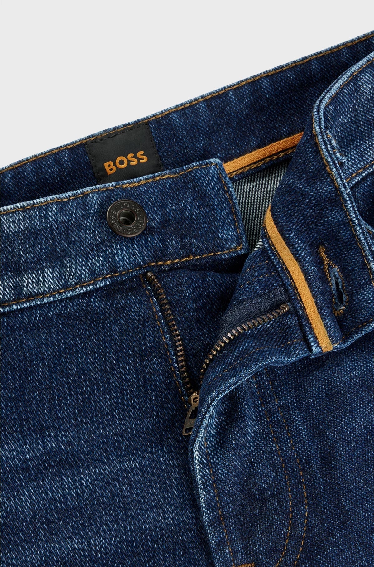 MAINE REGULAR-FIT JEANS IN DARK-BLUE SOFT-TOUCH DENIM