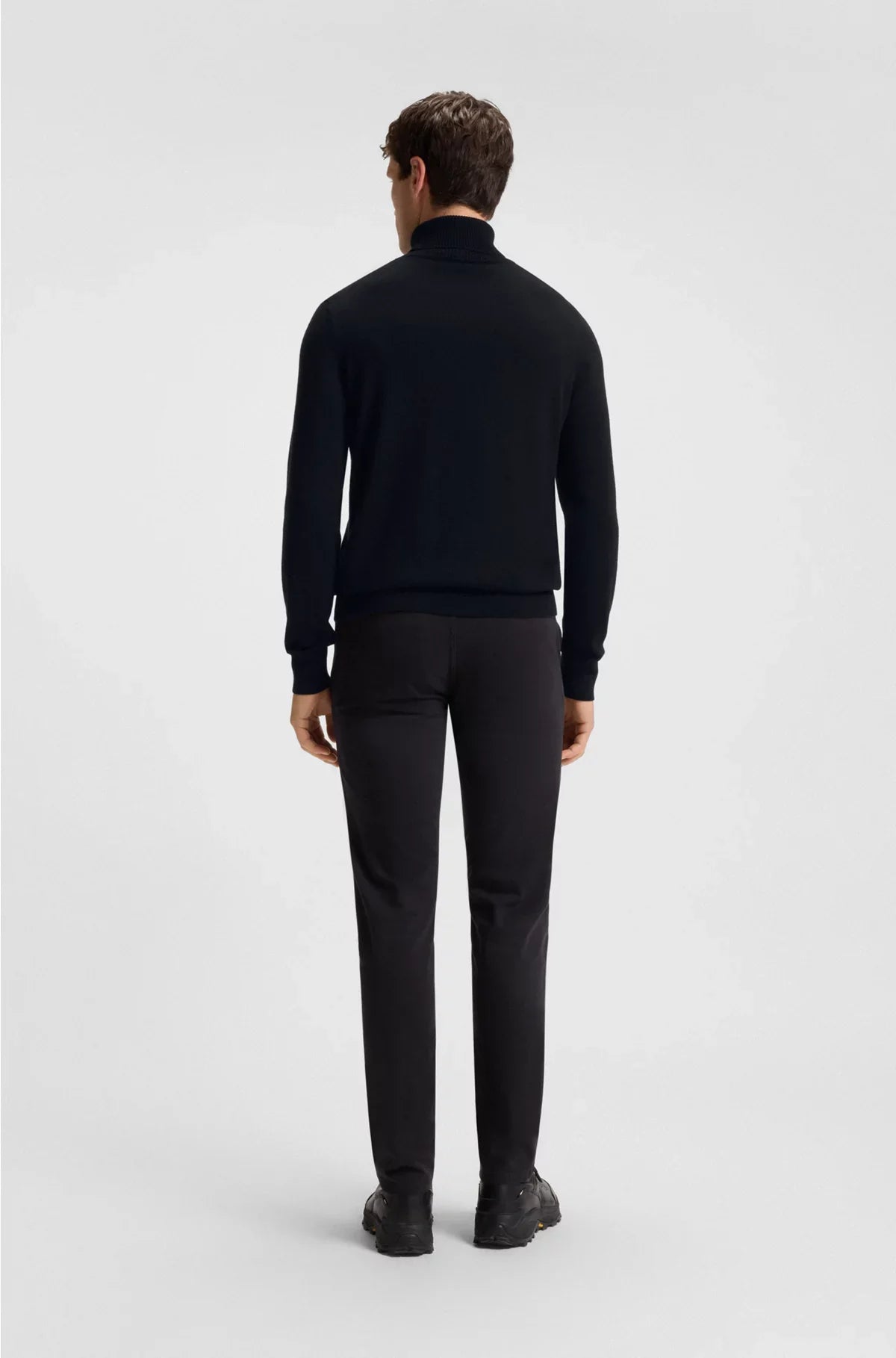 ROLLNECK SWEATER IN COTTON AND CASHMERE