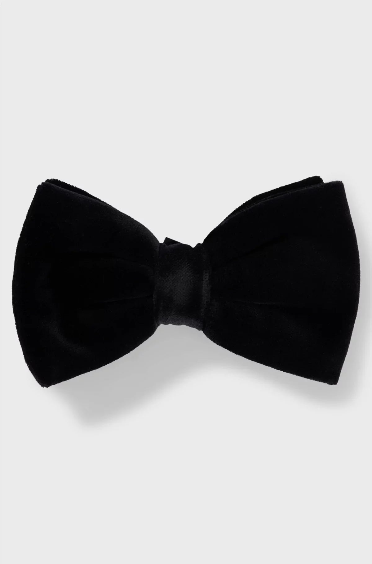 PRE-TIED BOW TIE IN COTTON VELVET