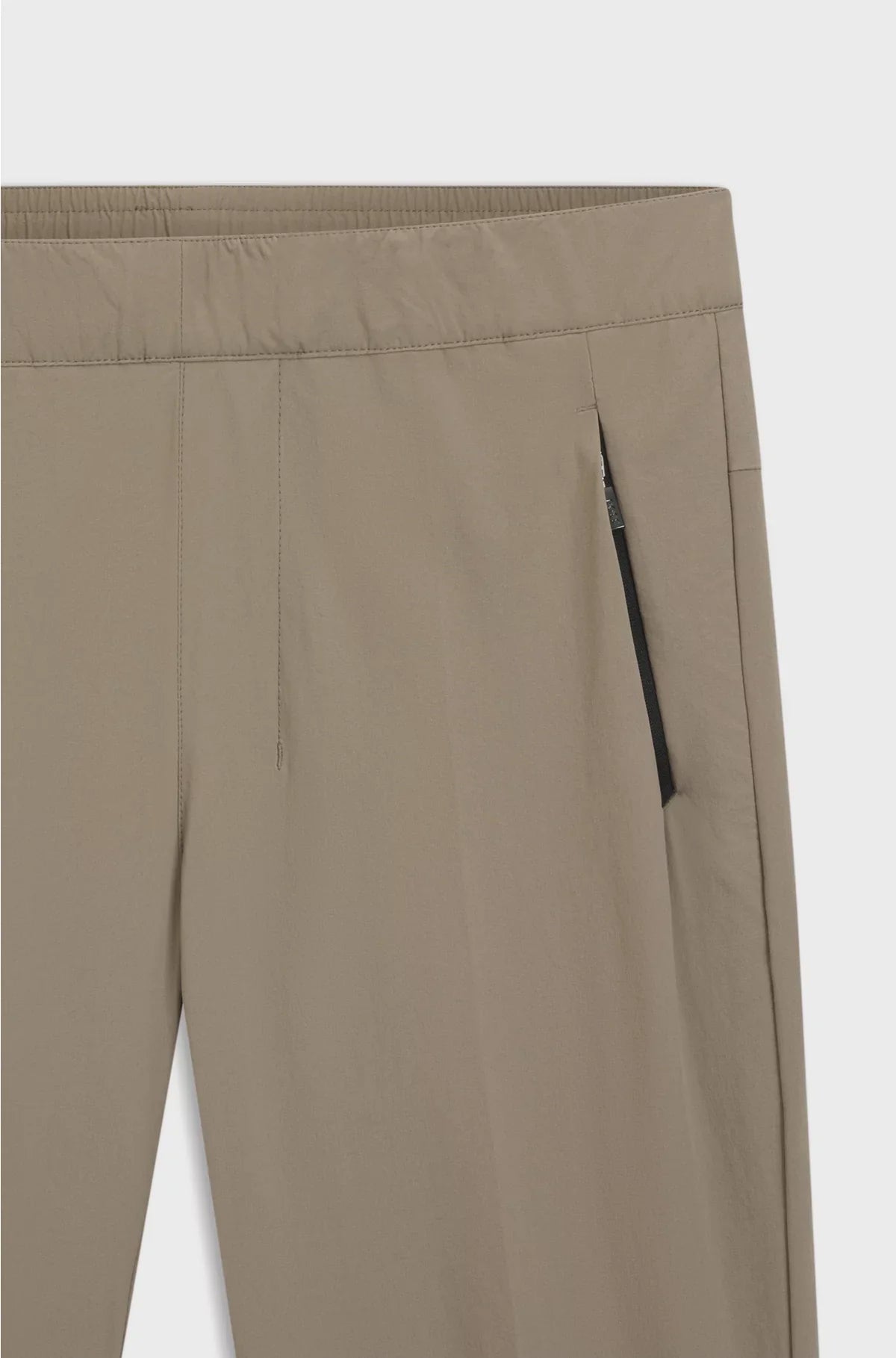 TAPERED-LEG TROUSERS IN WATER-REPELLENT STRETCH FABRIC