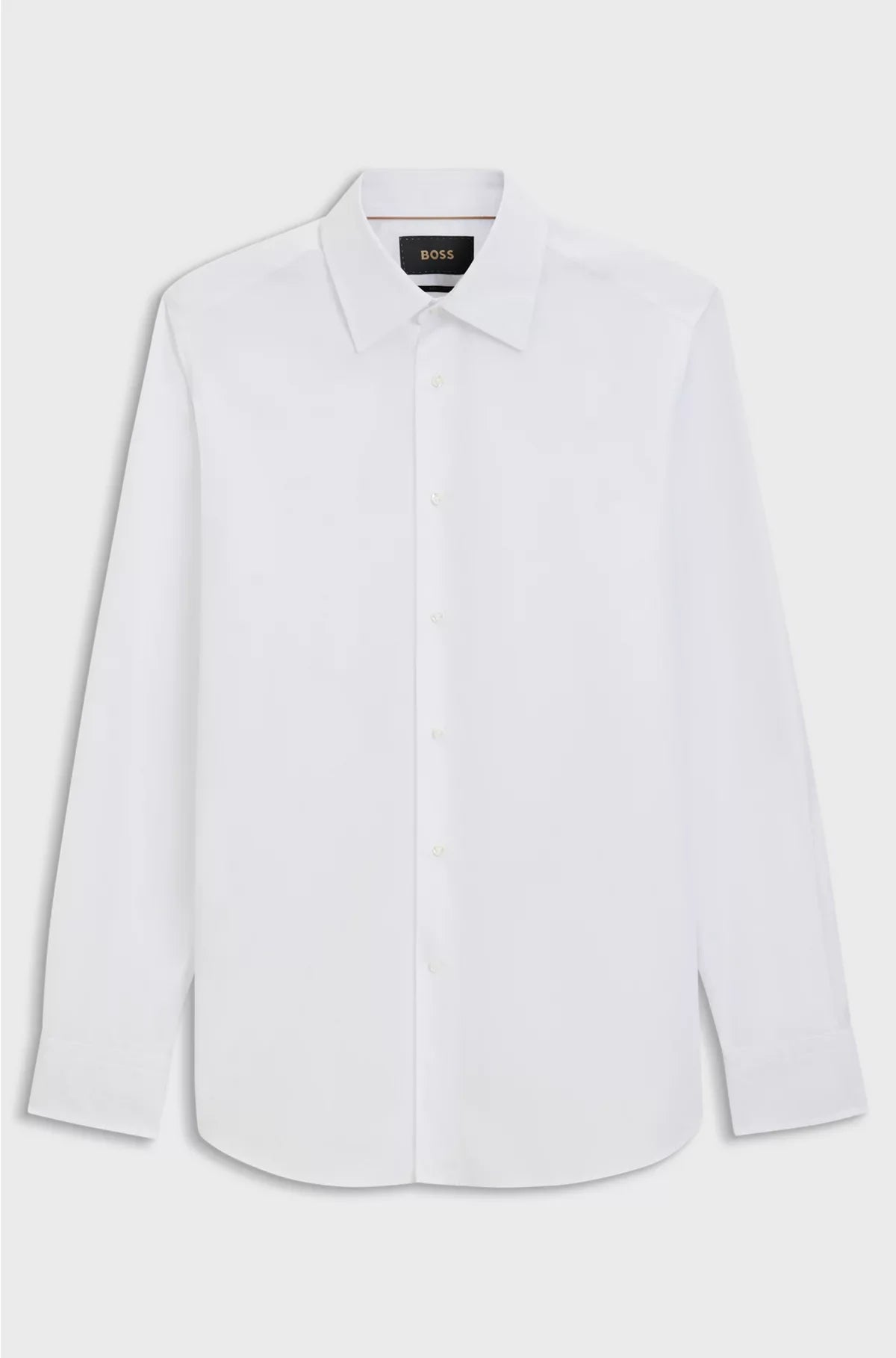 REGULAR-FIT SHIRT IN ITALIAN-MADE COTTON POPLIN