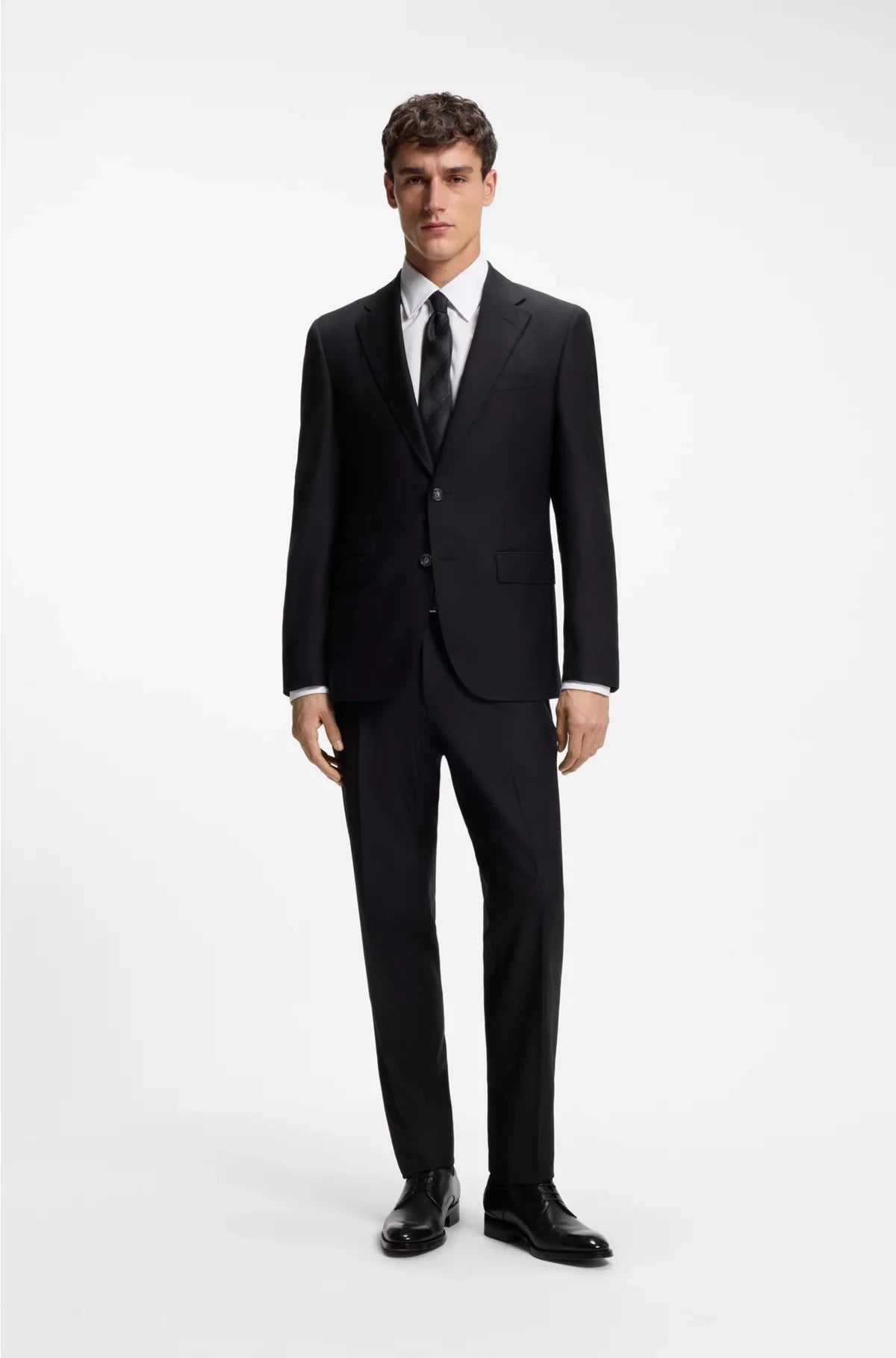REGULAR-FIT SHIRT IN ITALIAN-MADE COTTON POPLIN