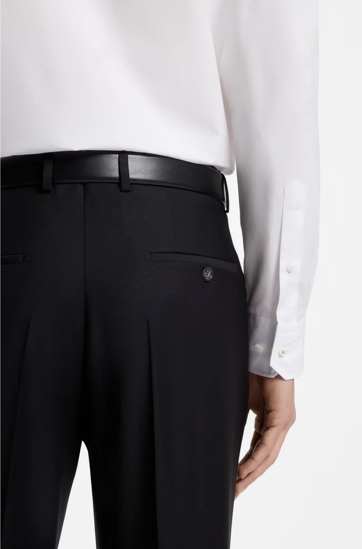 REGULAR-FIT SHIRT IN ITALIAN-MADE COTTON POPLIN