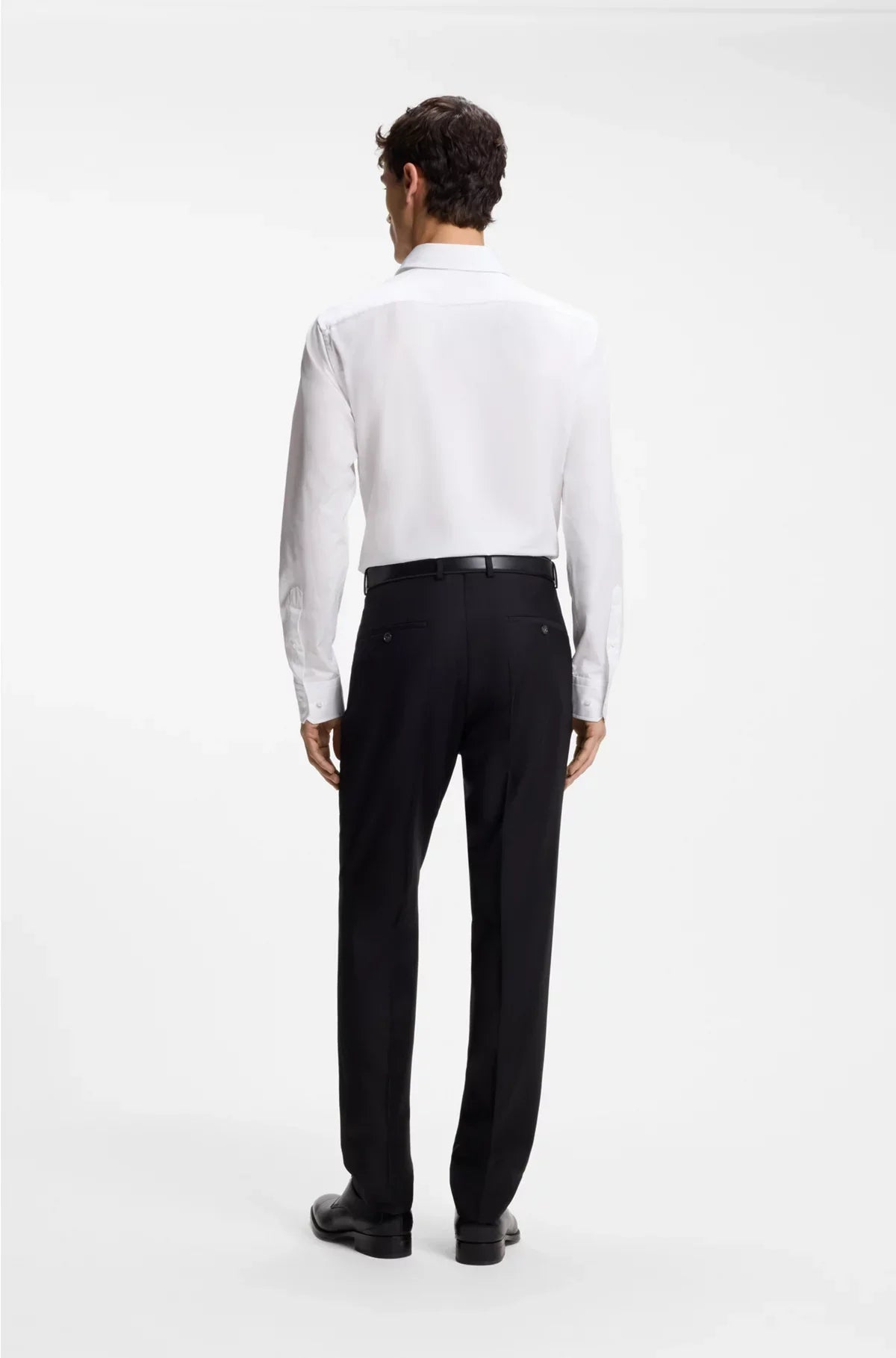 REGULAR-FIT SHIRT IN ITALIAN-MADE COTTON POPLIN
