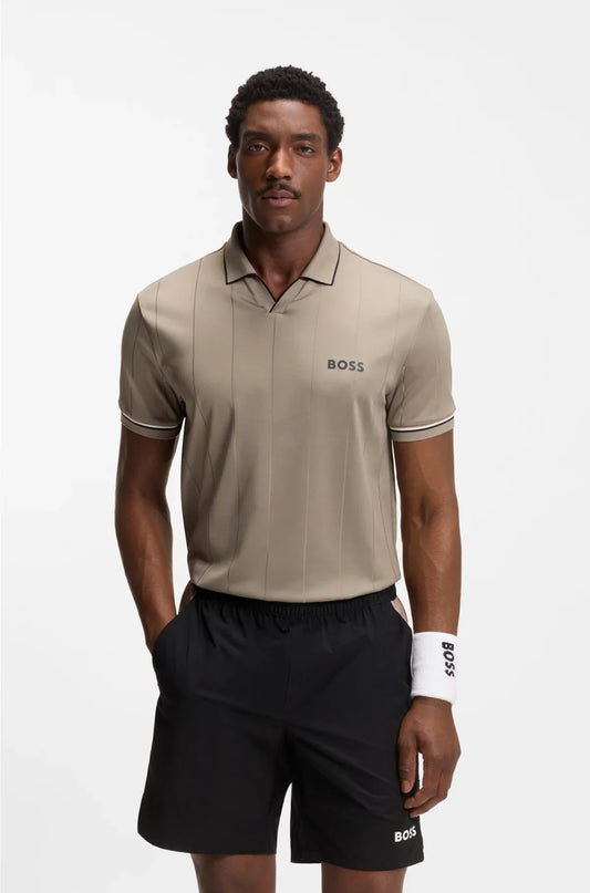 ACTIVE POLO SHIRT WITH FOUR-WAY STRETCH