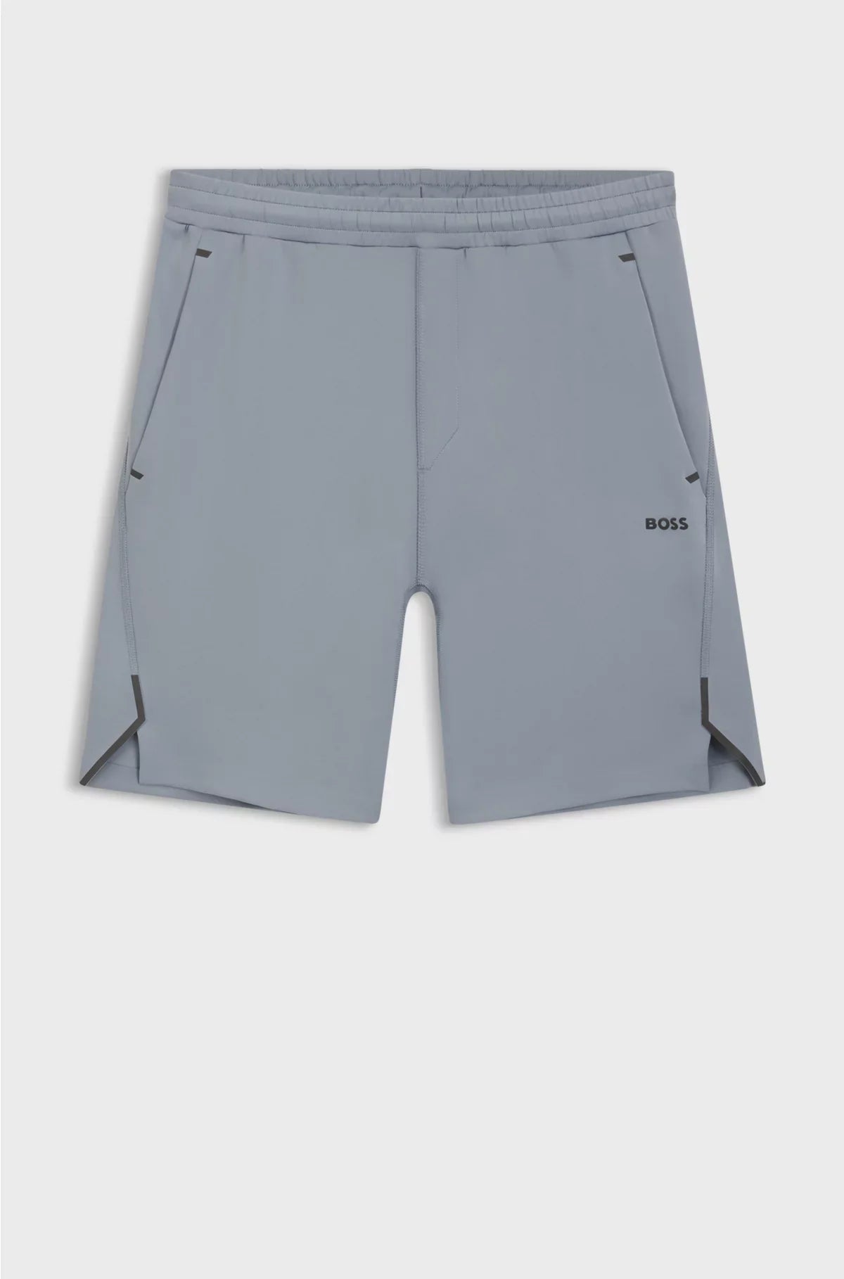 ACTIVE STRETCH SHORTS WITH DECORATIVE REFLECTIVE DETAILS