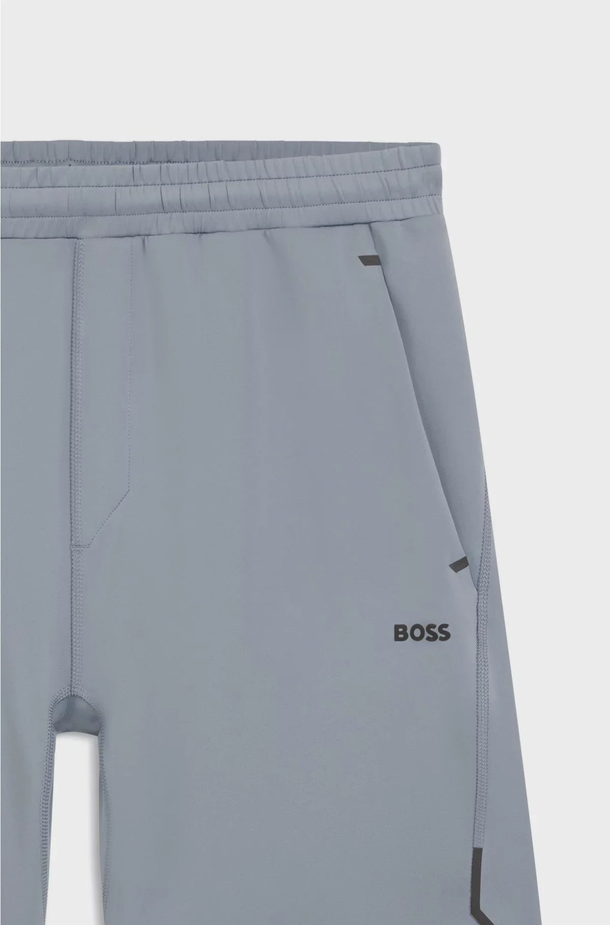 ACTIVE STRETCH SHORTS WITH DECORATIVE REFLECTIVE DETAILS